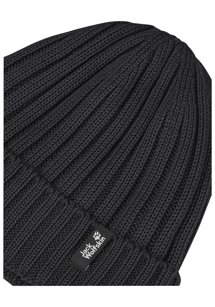 Jack Wolfskin Beanie »RIB KNIT BEANIE« Strickmütze, warm, winddicht