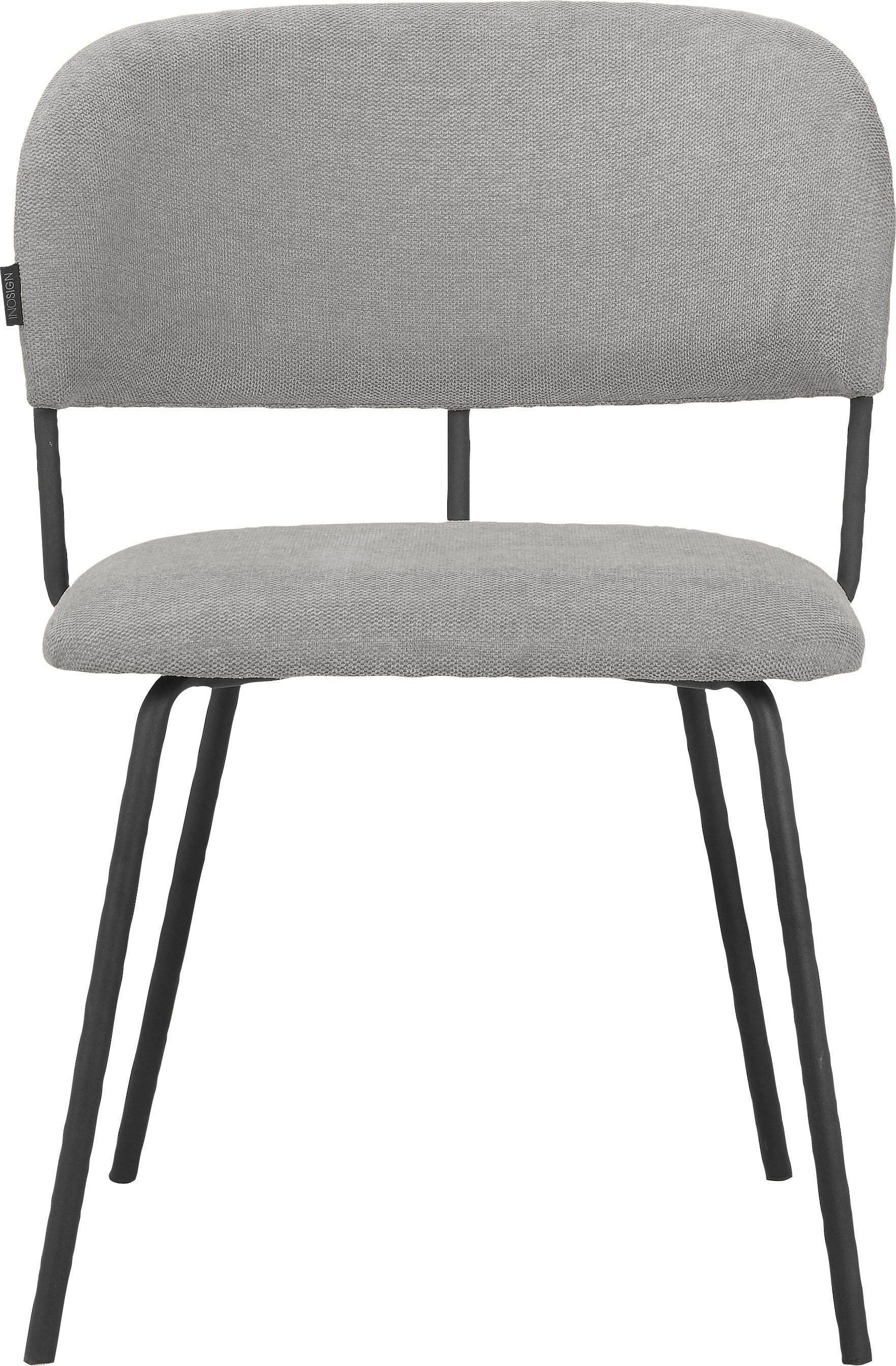 INOSIGN Esszimmerstuhl »Taous«, 2 St., auf Metall, 48 mit mit Sitz aus und kaufen cm Polsterung, Webstoff, Raten Rücken Sitzhöhe Gestell