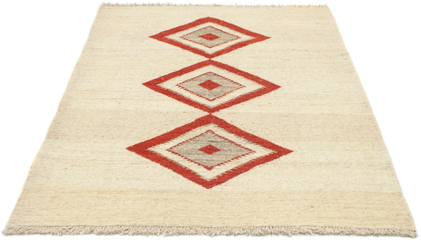 morgenland Wollteppich »Gabbeh Teppich handgeknüpft rechteckig, beige«, kaufen handgeknüpft online