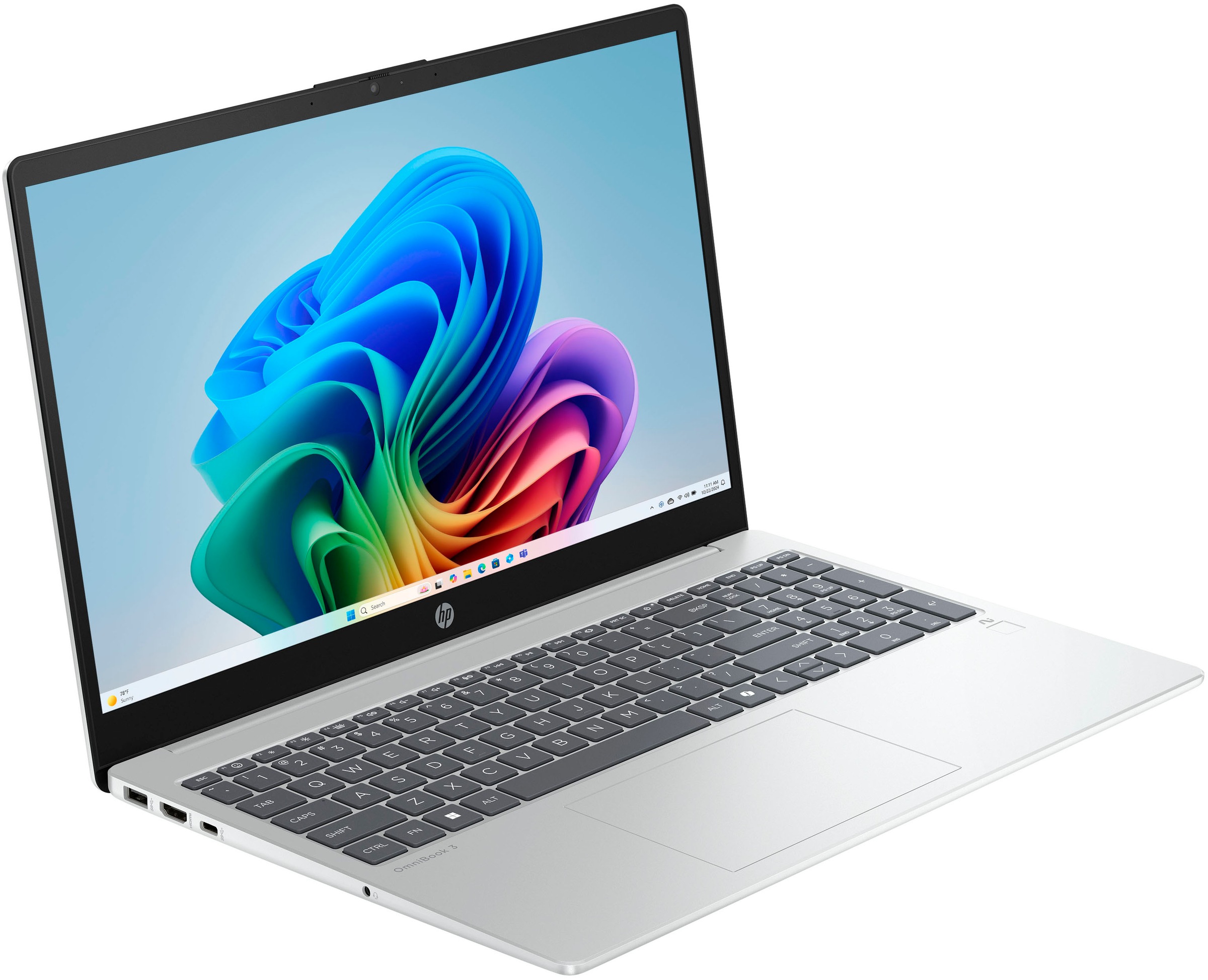 HP Notebook »OmniBook 3 NGAI 15-fn0655ng« 39,6 cm / 15,6 ″ AMD Ryzen™ AI 5 Radeon 840M 1.000 GB SSD