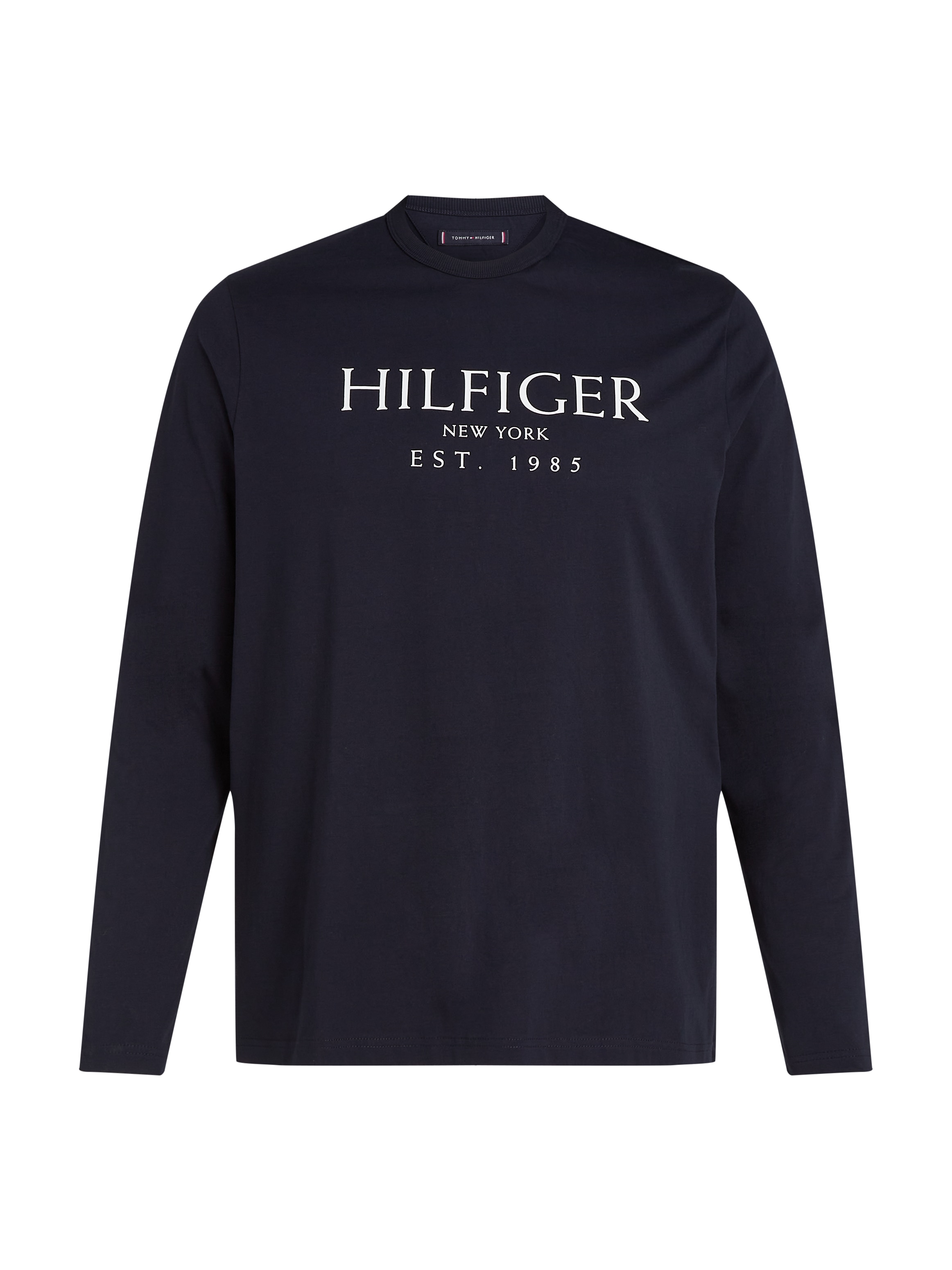 Tommy Hilfiger Big & Tall Longsleeve »BT-BIG HILFIGER LS TEE-B«, mit großem Print