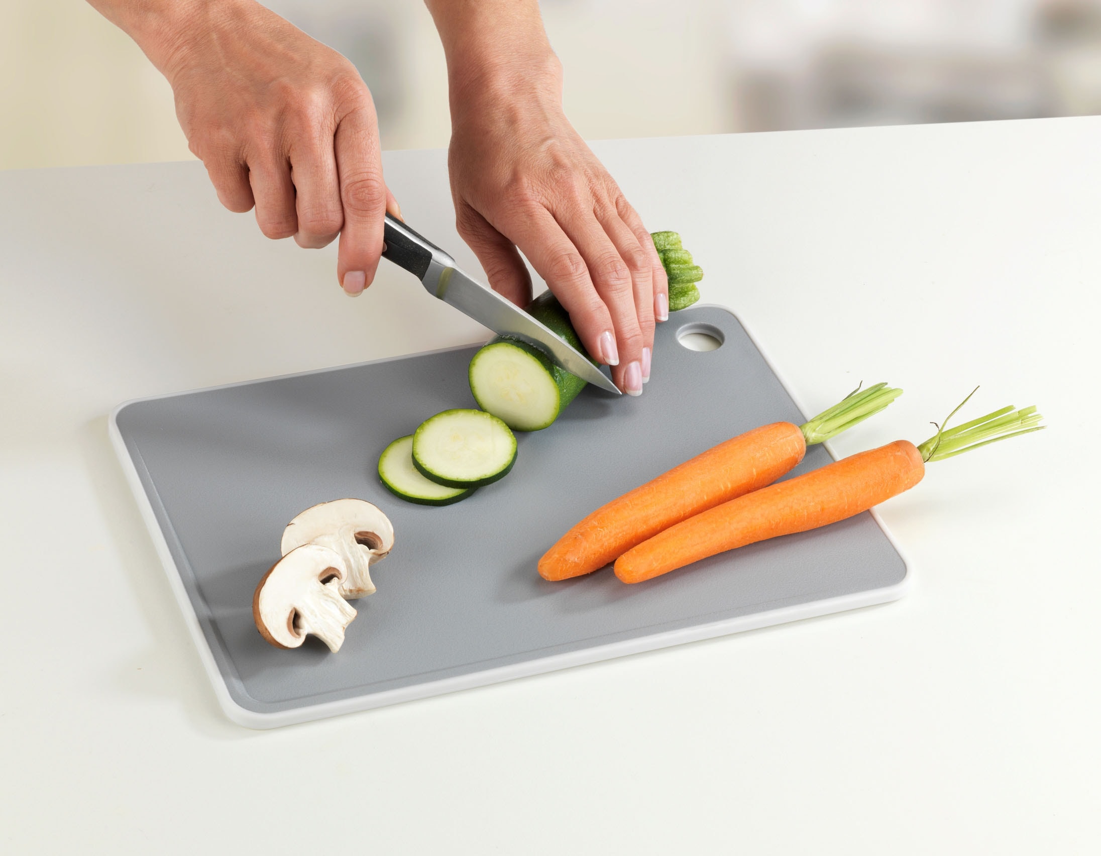 WENKO Schneidebrett »Basic S«, (Set, 4 St.), je 23 x 16 cm