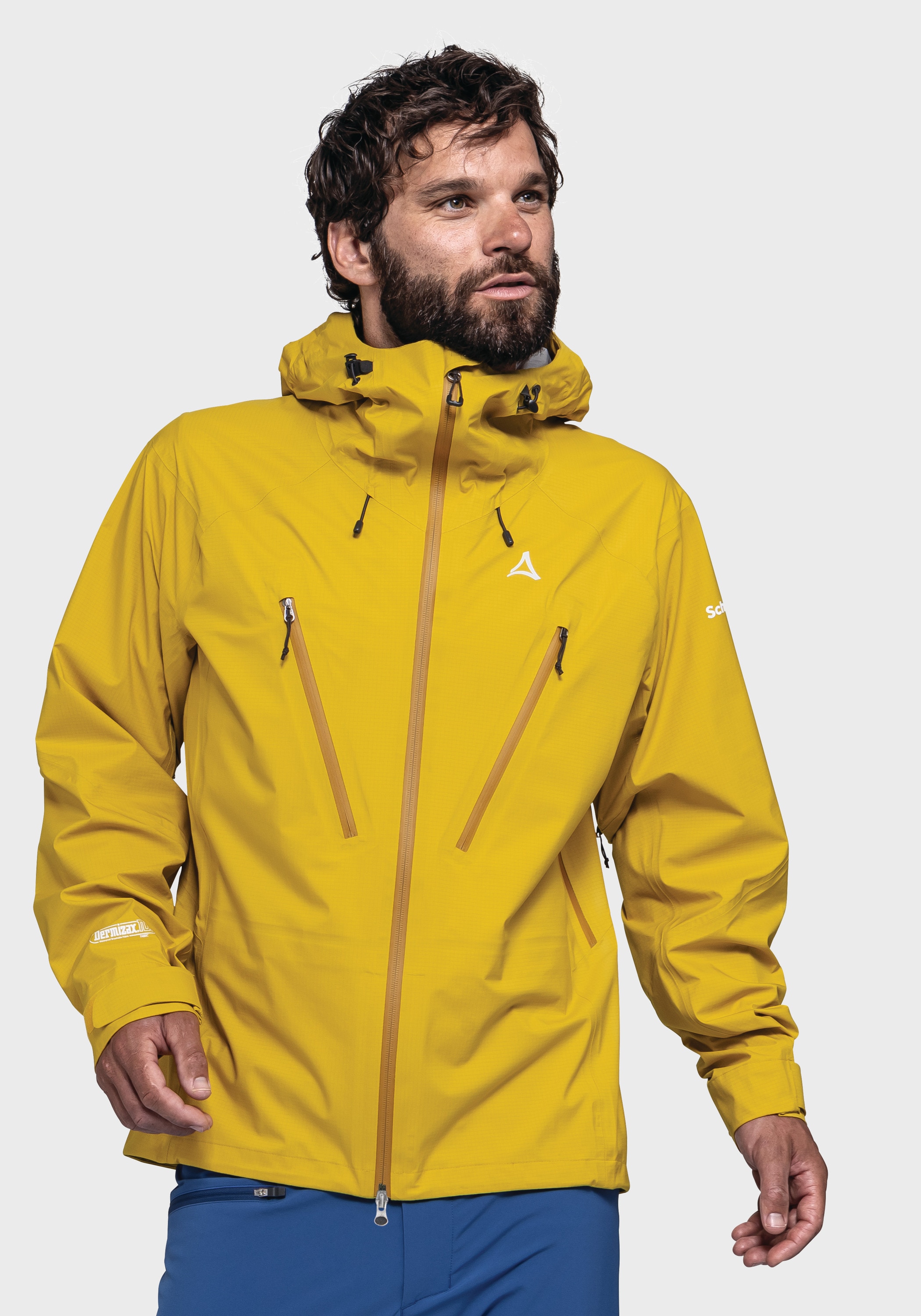 Schöffel Outdoorjacke »Mountain Jacket Style Blaueis MNS«, mit Kapuze