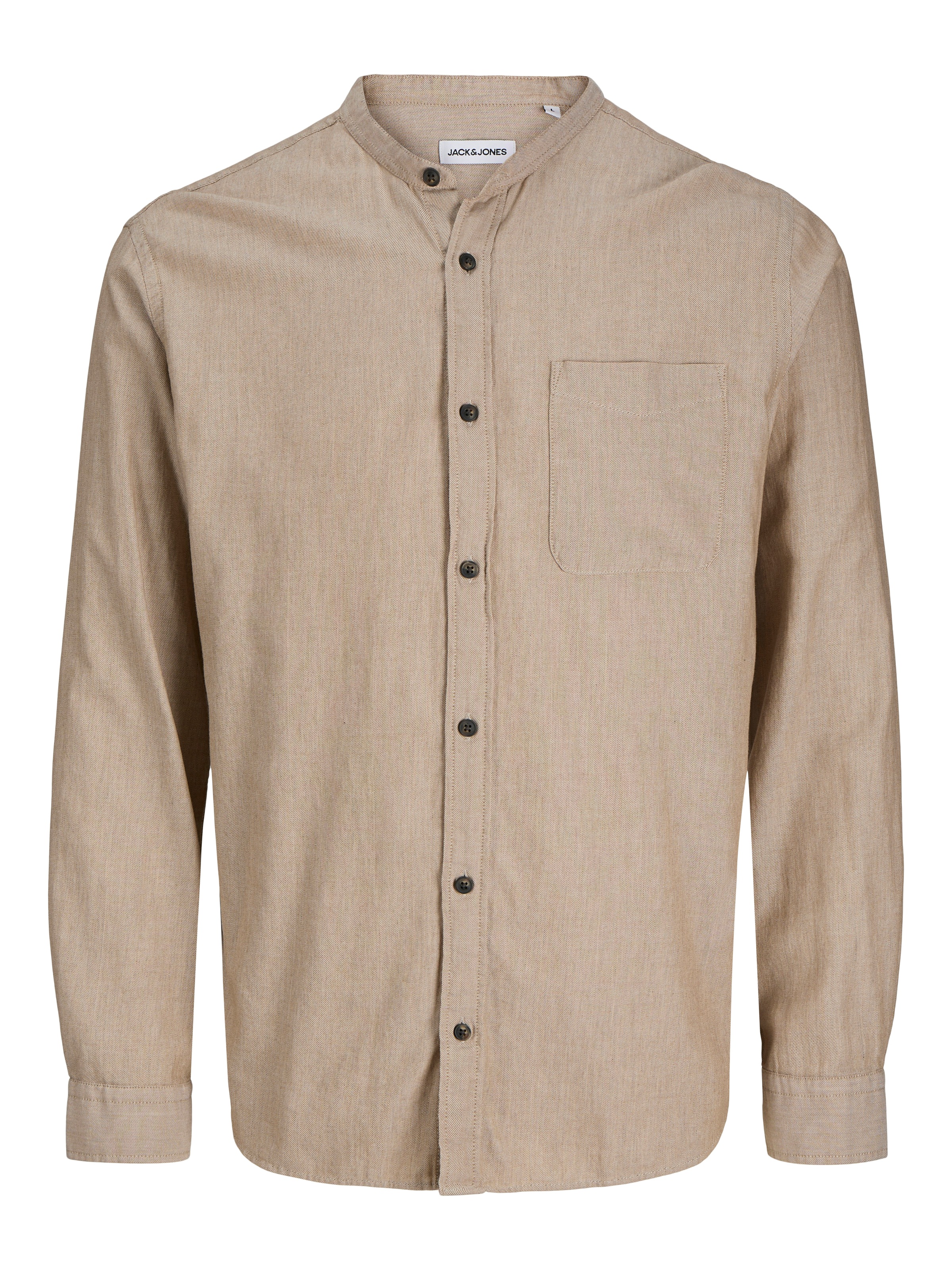 Jack & Jones Langarmhemd »JJEBAND MELANGE SHIRT L/S SN«