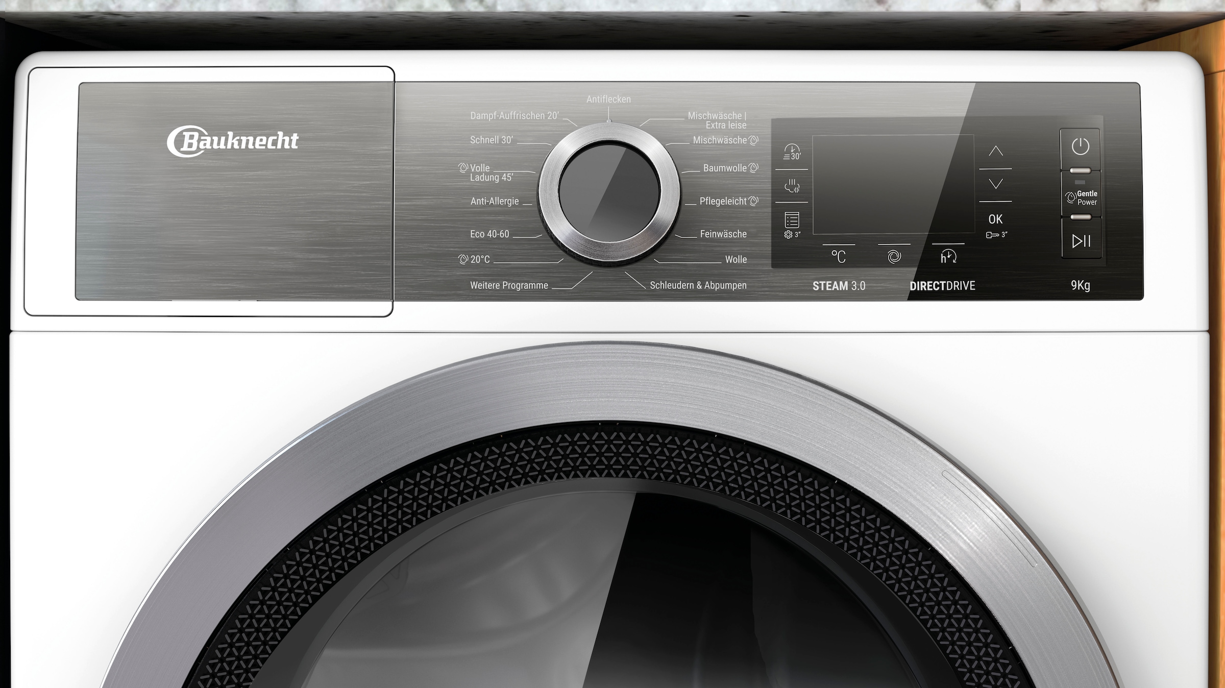 BAUKNECHT Waschmaschine »B7 99 SILENCE DE«, 9 kg, 1400 U/min