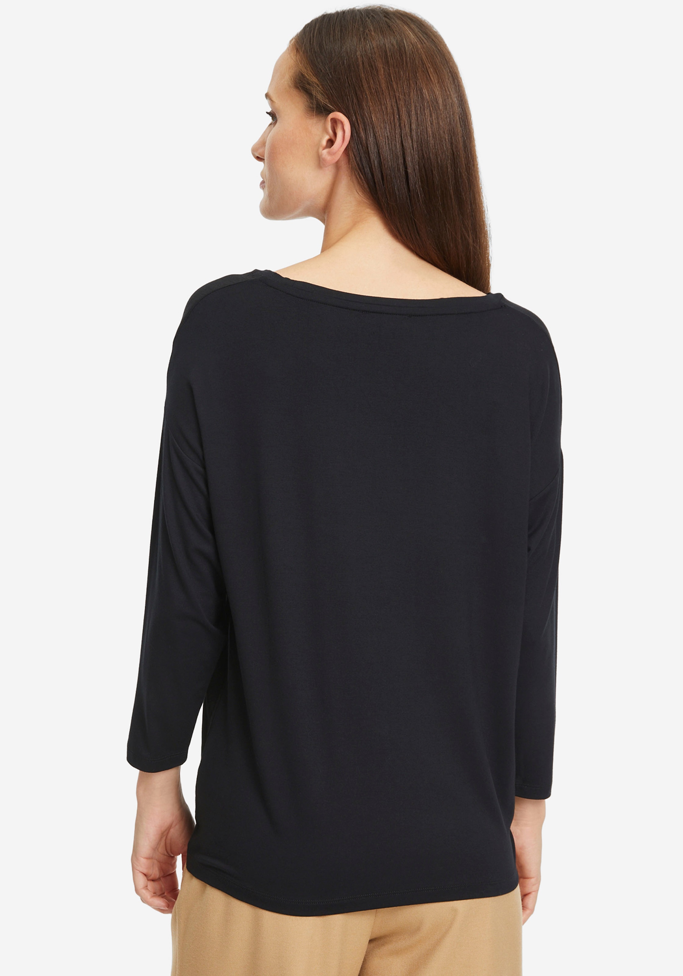 Tamaris Langarmshirt, mit Drop-Shoulder Look