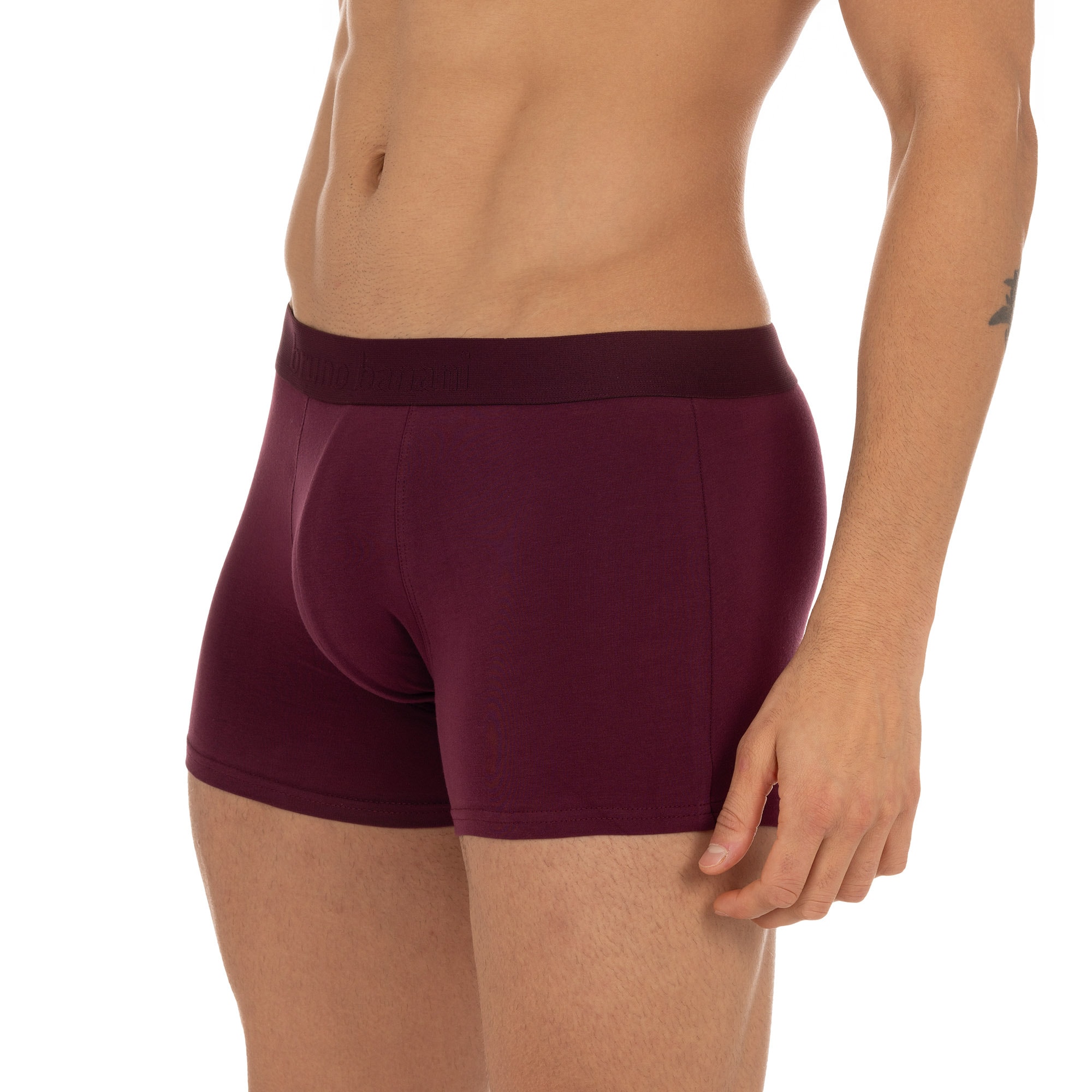 Bruno Banani Boxershorts »FLOWING« 2er Pack,  mit kontrastfarbenem Bündchen