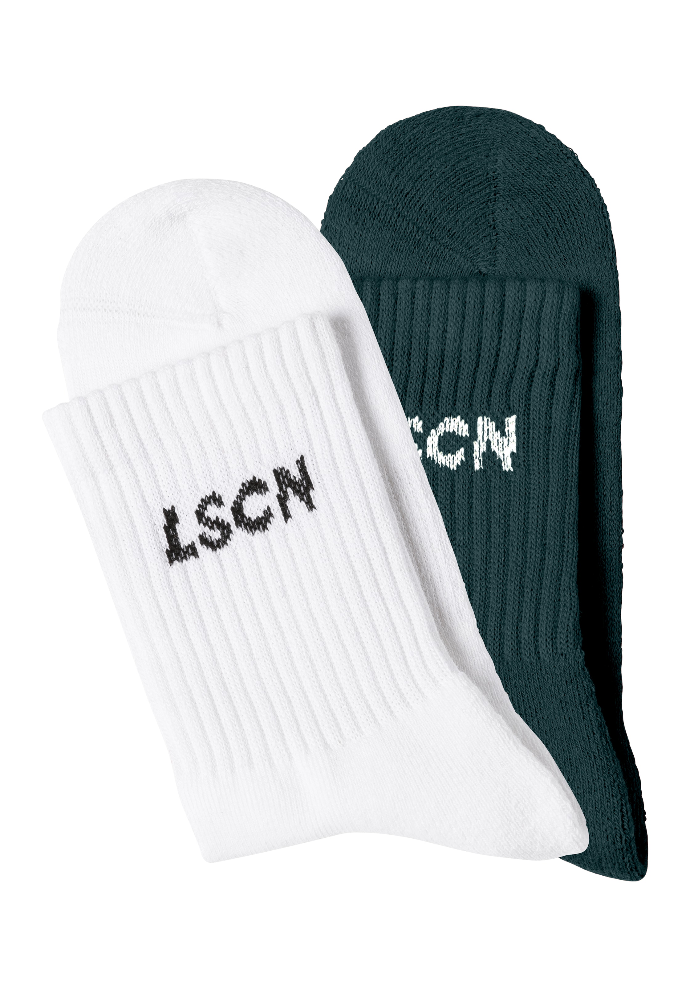 LSCN by LASCANA Tennissocken, (Packung, 2 Paar), mit Halbfußfrottee