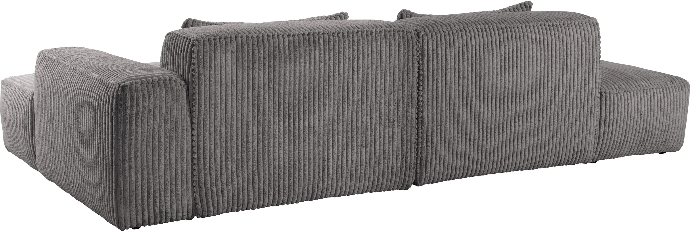 exxpo - sofa fashion Ecksofa »Billund modernes Designsofa, bequem und elegant, Breite 294cm, L-Form« modern, L-form, Wellenfedern, inklusive 2x Nierenkissen