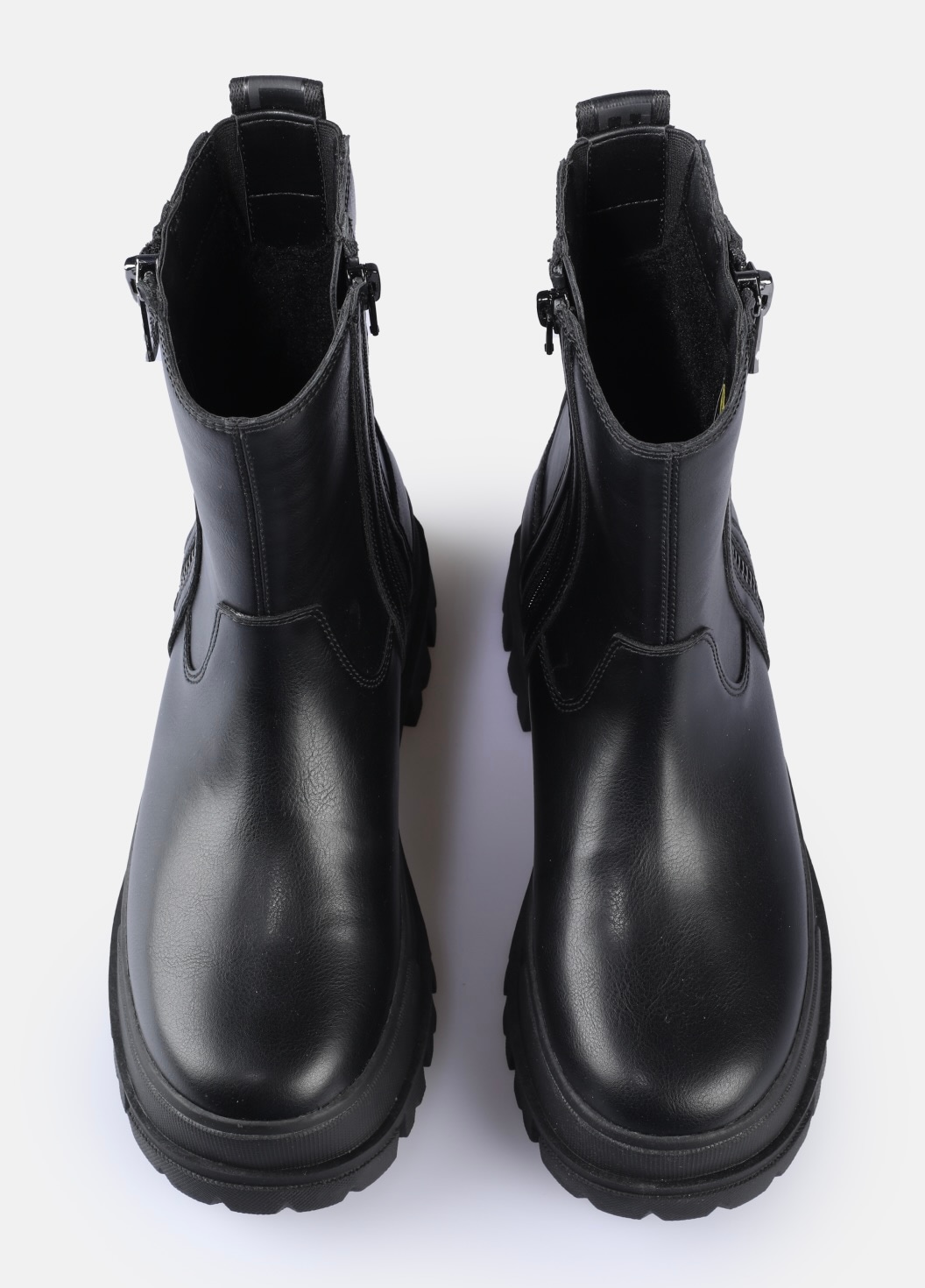 Buffalo Bikerboots »Aspha Bootie Zip«  Plateauboots, Stiefelette mit Memory Foam Innensohle