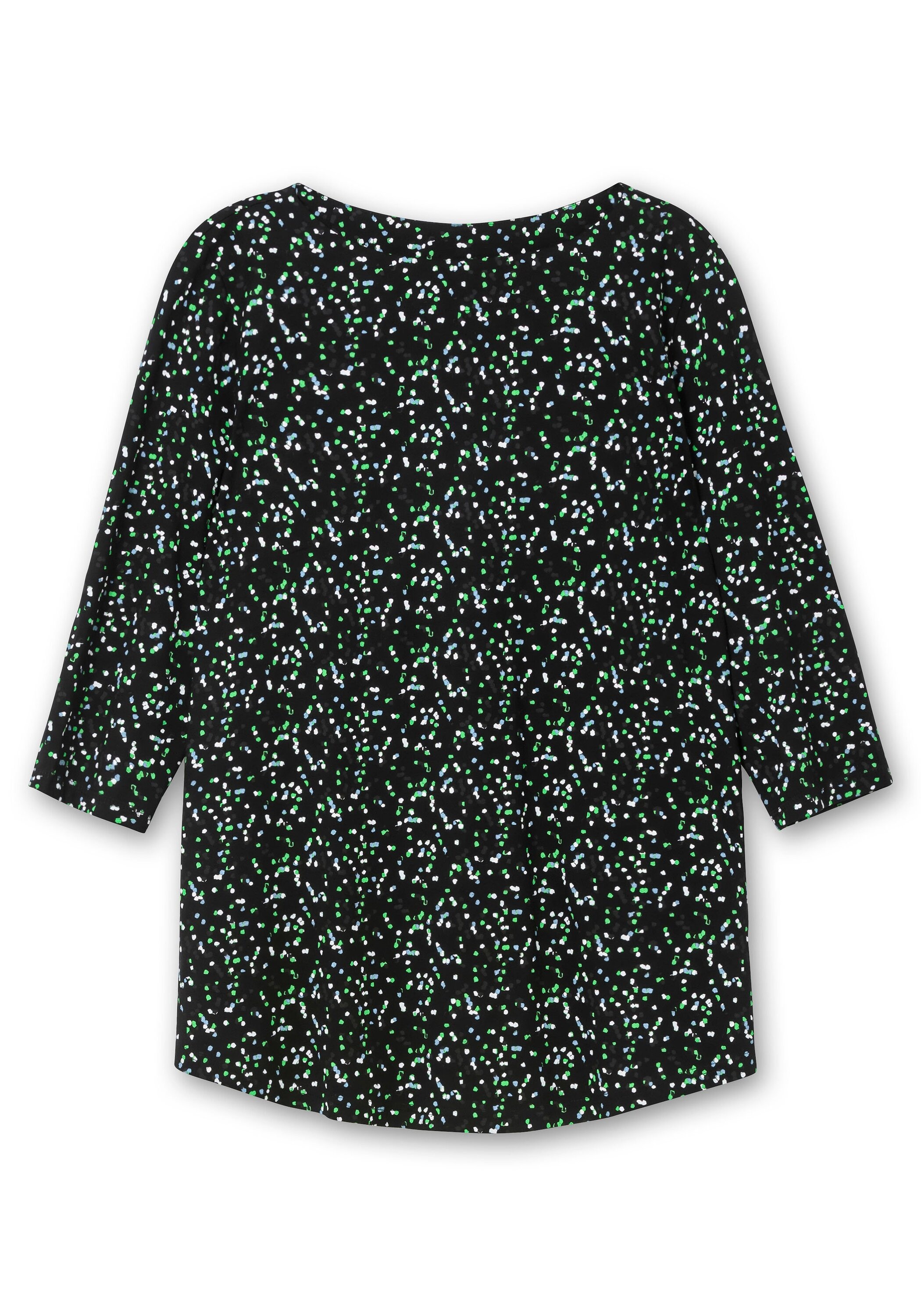 Sheego 3/4-Arm-Shirt »Shirt mit grafischem Minimalprint«