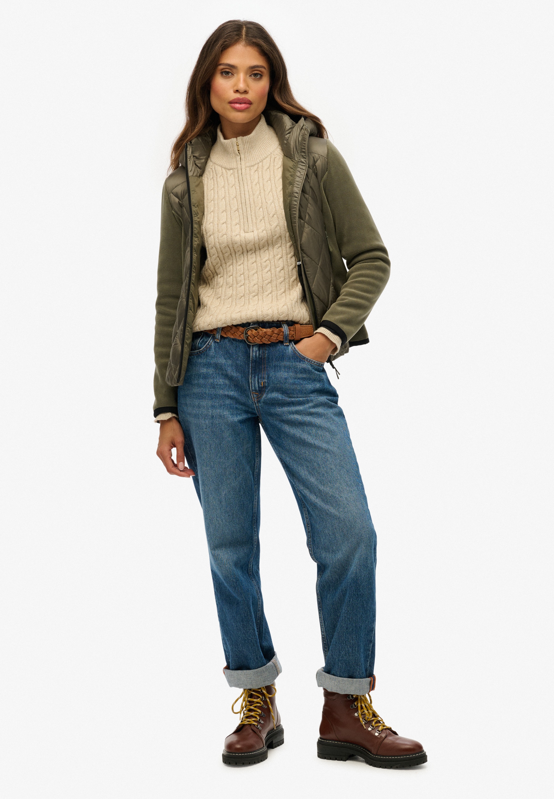 Superdry Steppjacke »HOODED HERITAGE STORM JACKET«