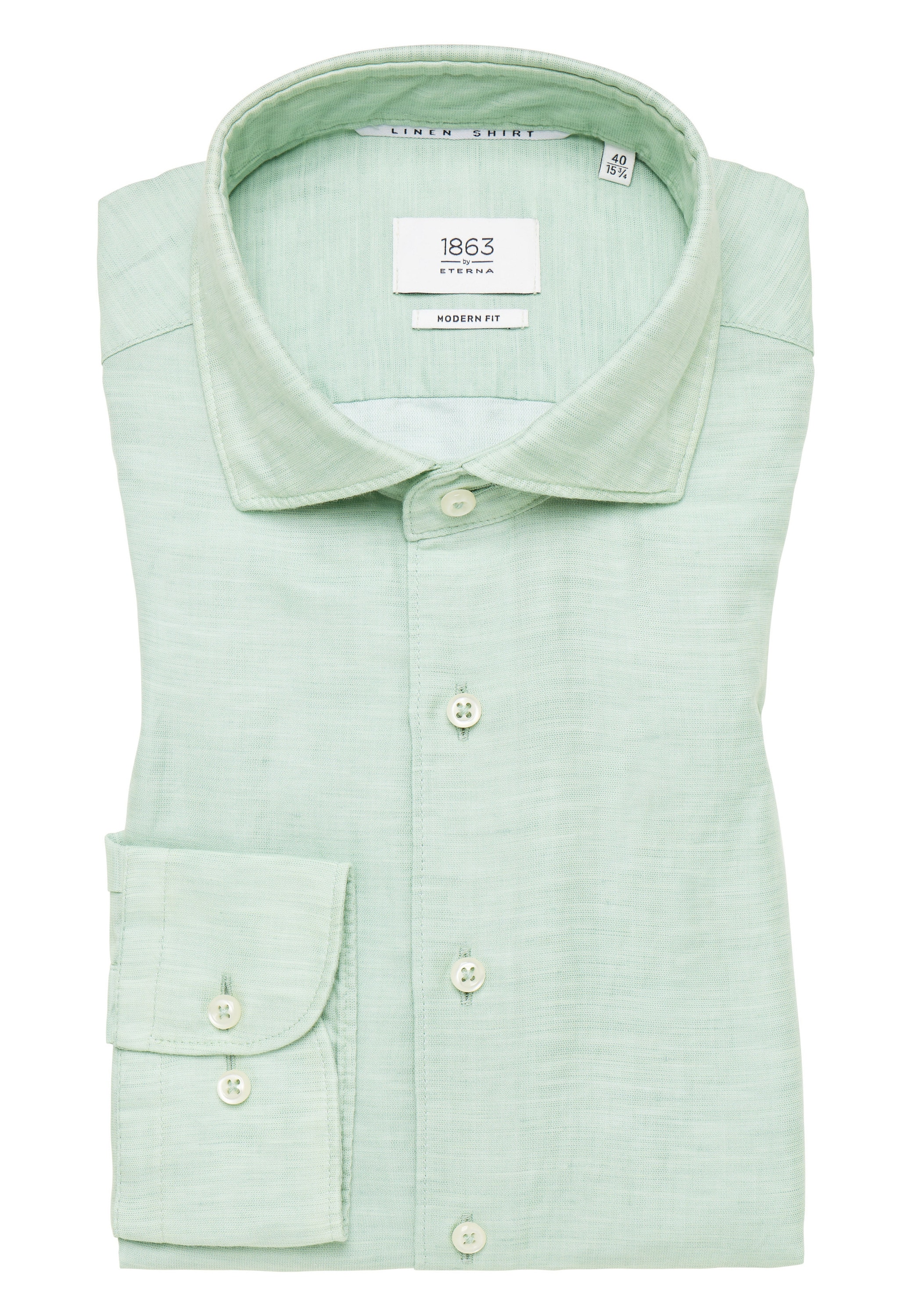 Eterna Langarmhemd »MODERN FIT« EASY IRON (bügelleicht)