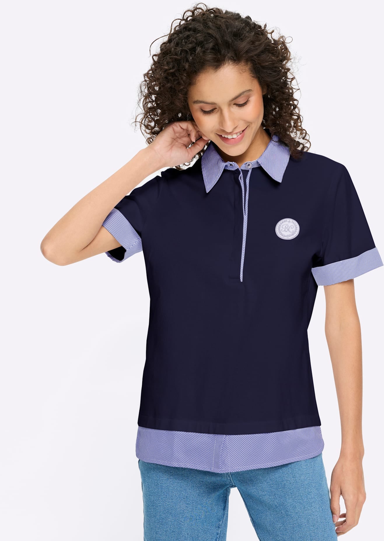 heine Poloshirt »Poloshirt« 1 tlg.