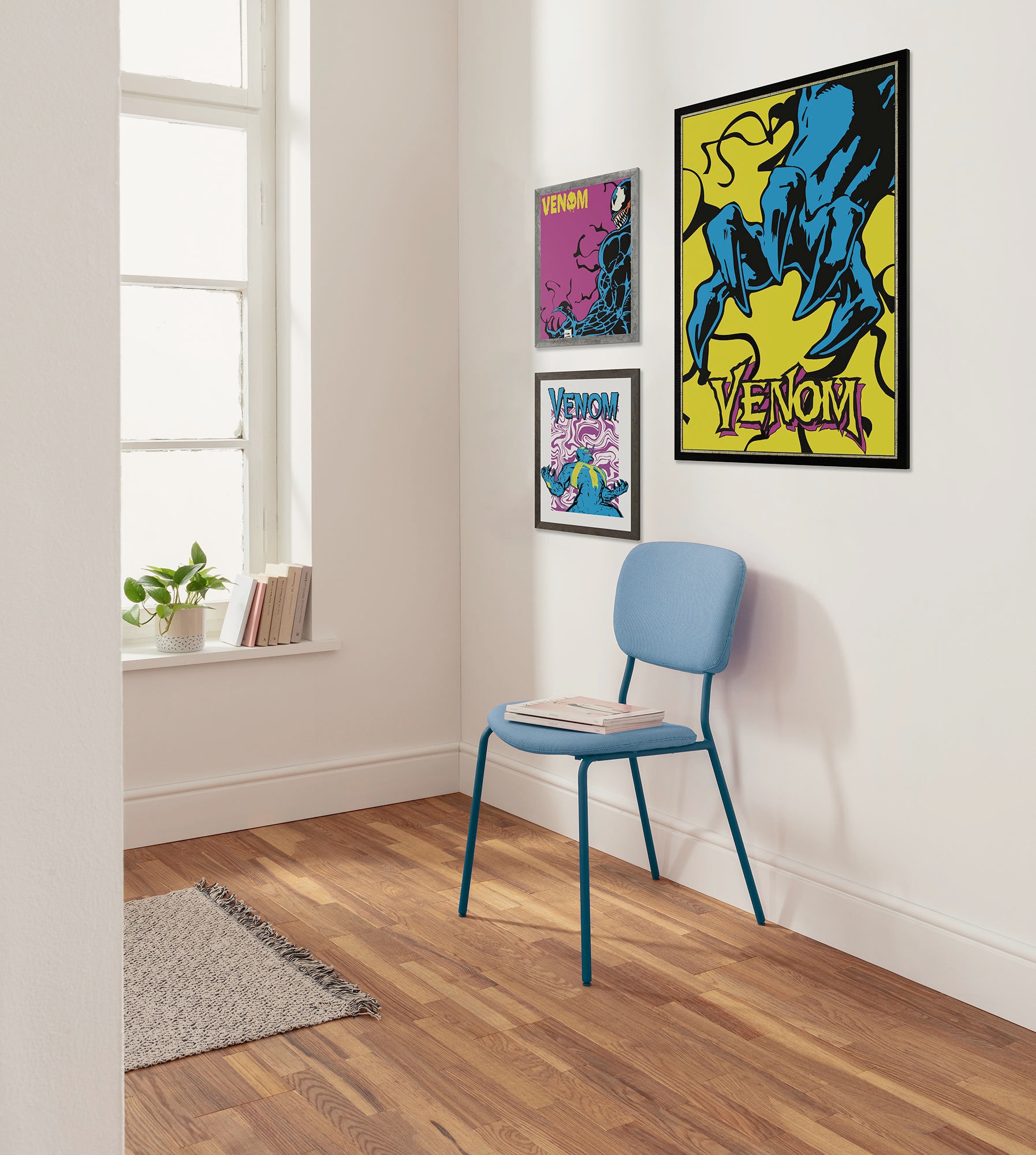 Komar Wandbild »Marvel Venom Colourful Stare«, Disney, (Set, 1 St.), 50 x 70 cm (Breite x Höhe) - Kinderzimmer, Dekoration