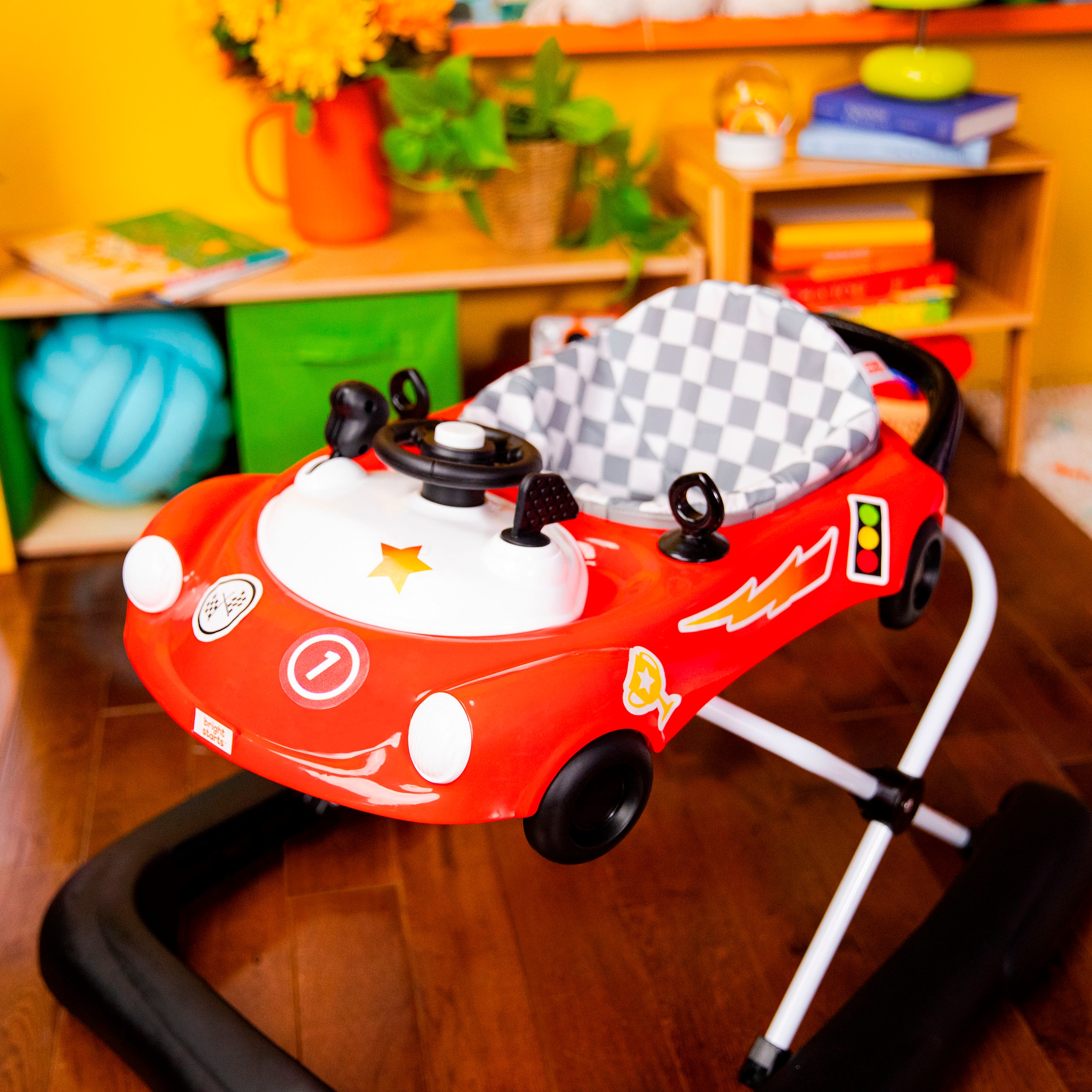 Bright Starts Lauflernhilfe »Little Speedster™ 3-in-1 Car Walker – Rot Racer«