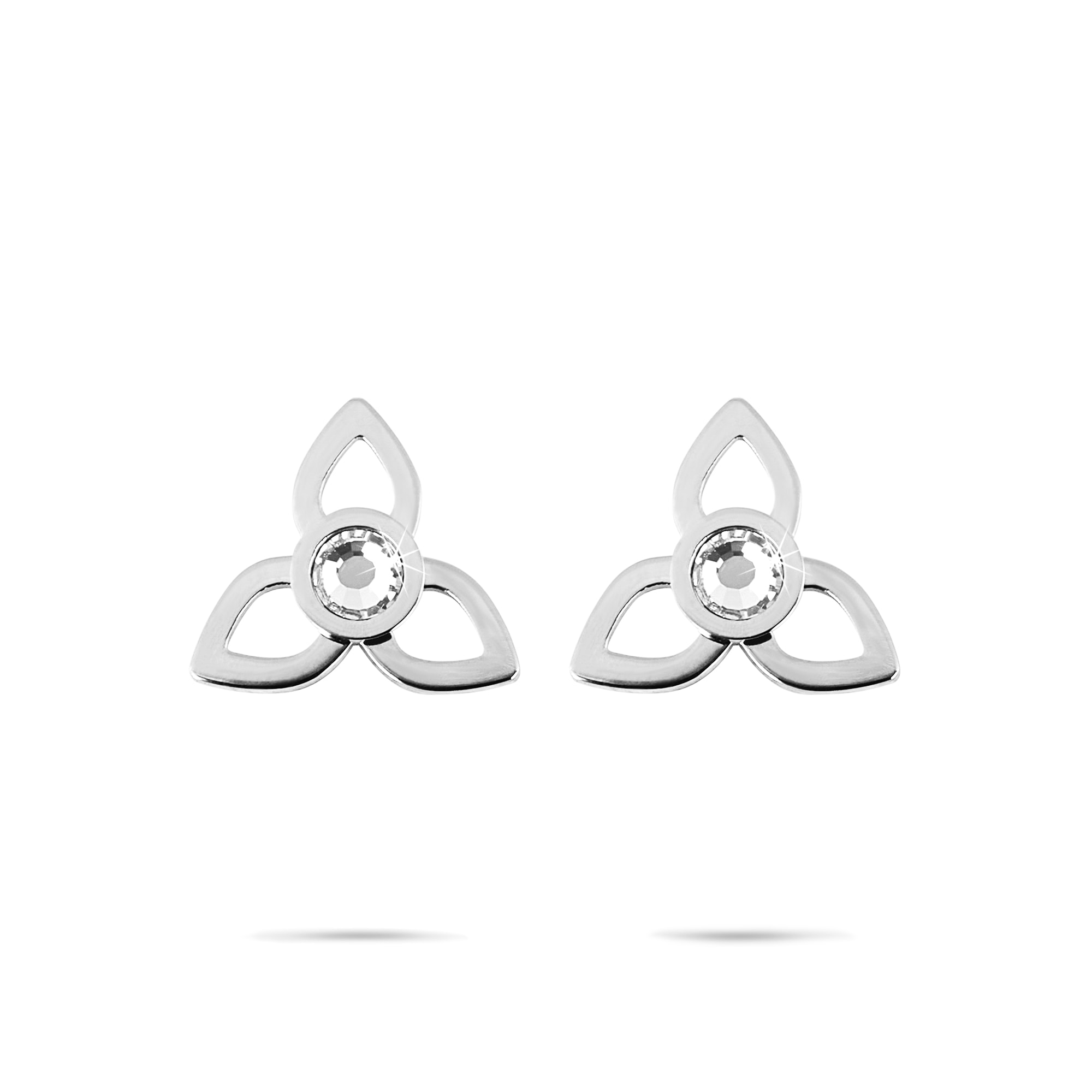 Tamaris Paar Ohrstecker »Schmuck Geschenk Edelstahl Ohrringe in Blüten-Optik« mit Zirkonia (synth.)