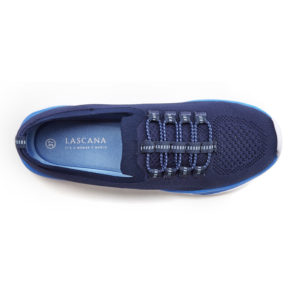 LASCANA Sneaker Slip In bequem zum Reinschlüpfen aus leichtem Meshmaterial VEGAN CB11195