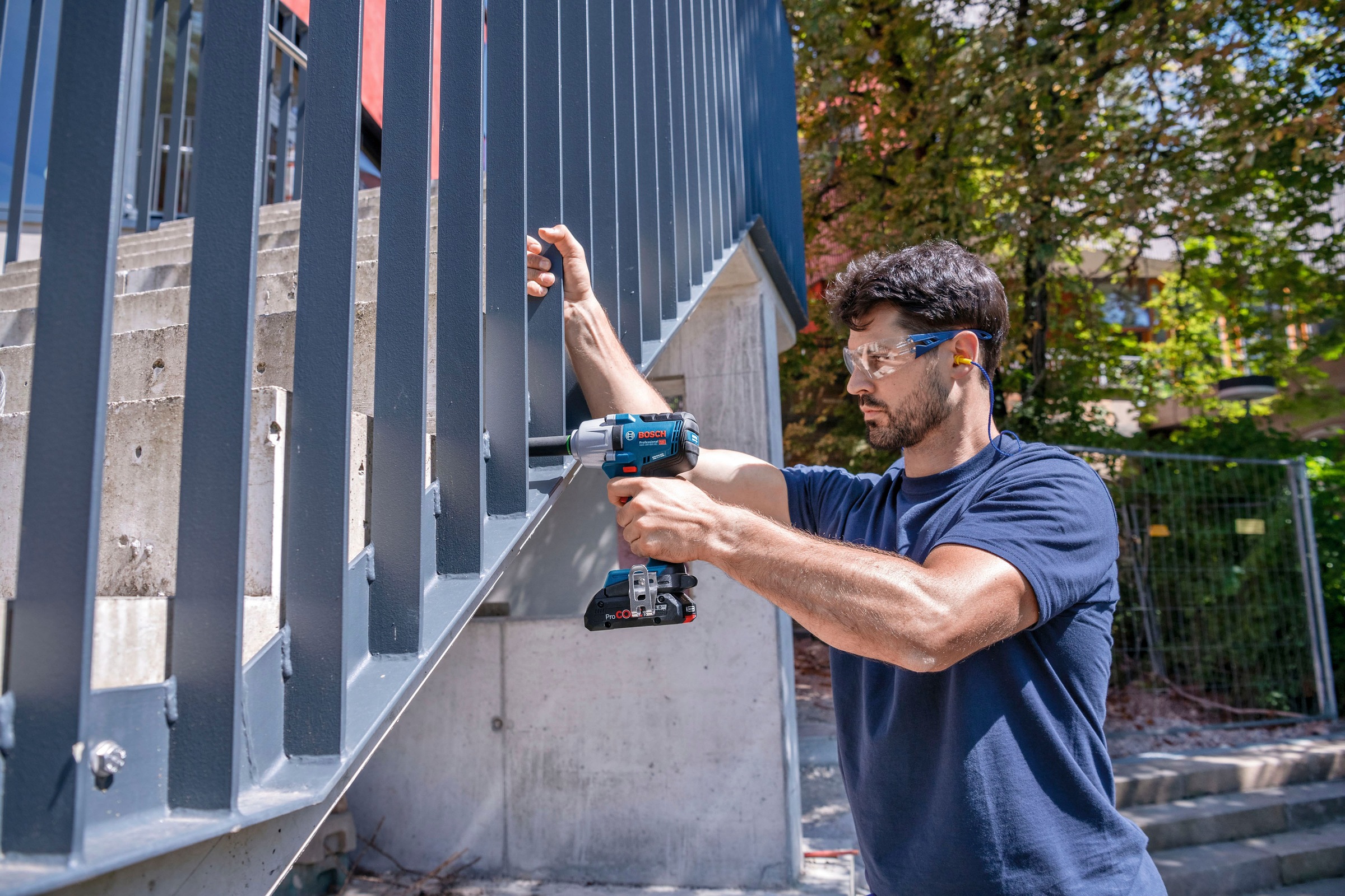 Bosch Professional Akku-Drehschlagschrauber »GDS 18V-450 HC (so« ohne Akku, ohne Ladegerät