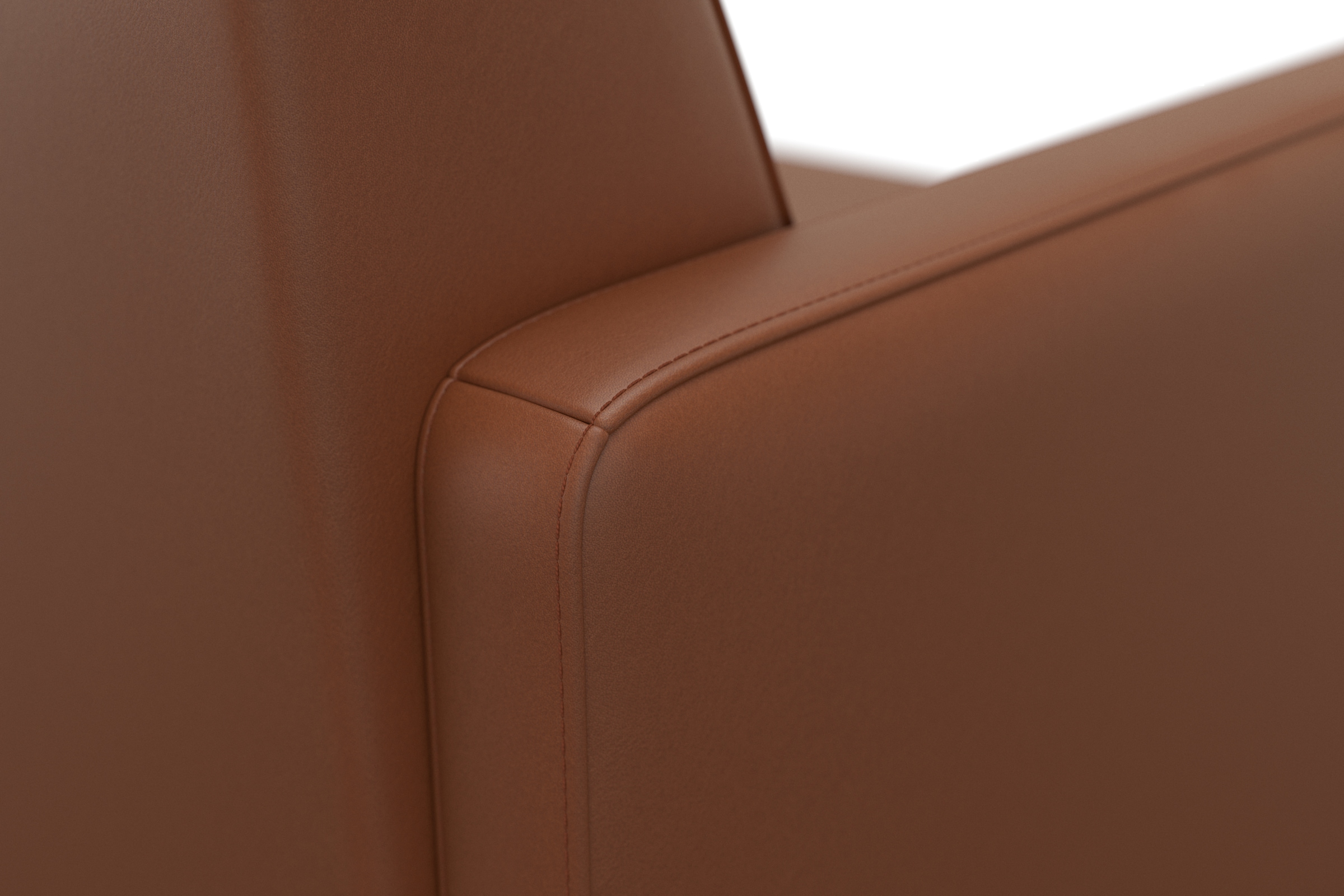 machalke® Sessel »single«, Ledersessel mit Metallkufen
