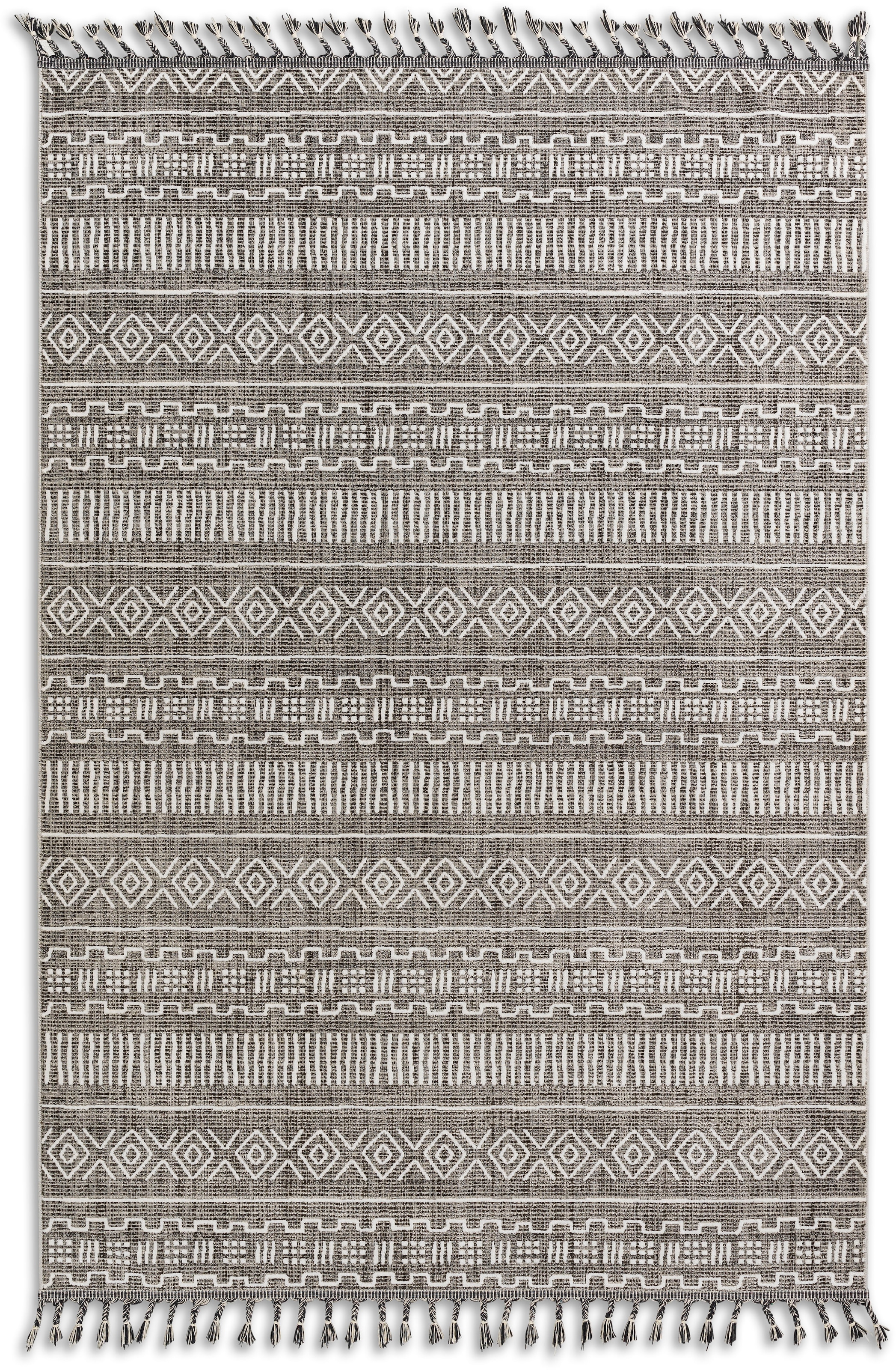 ASTRA Teppich rechteckig, kaufen eleganter mit Fransen »Ravenna Kurzflorteppich online 224«, 6634