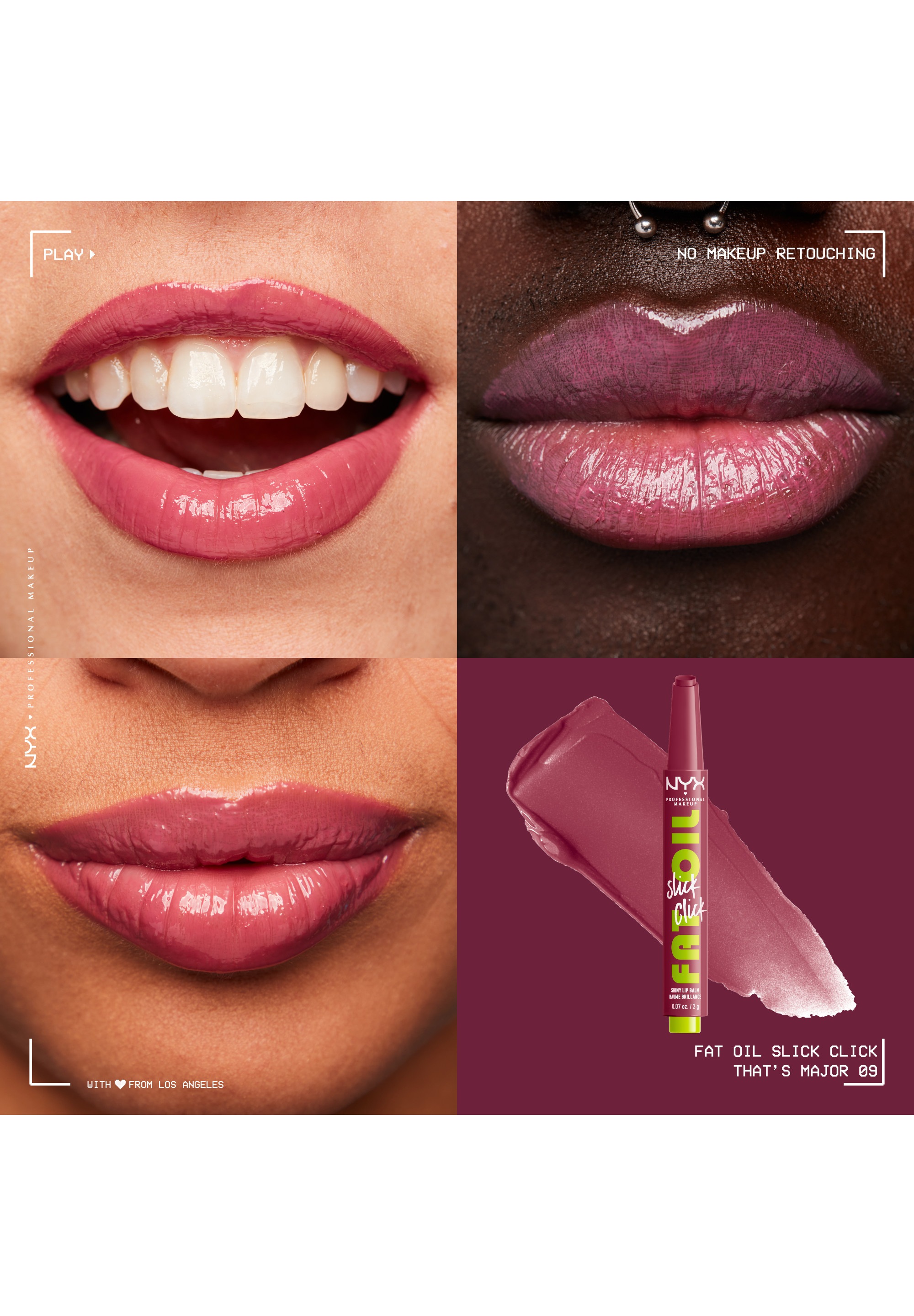 NYX Lippenstift »NYX Professional Makeup Fat Oil Slick Click«