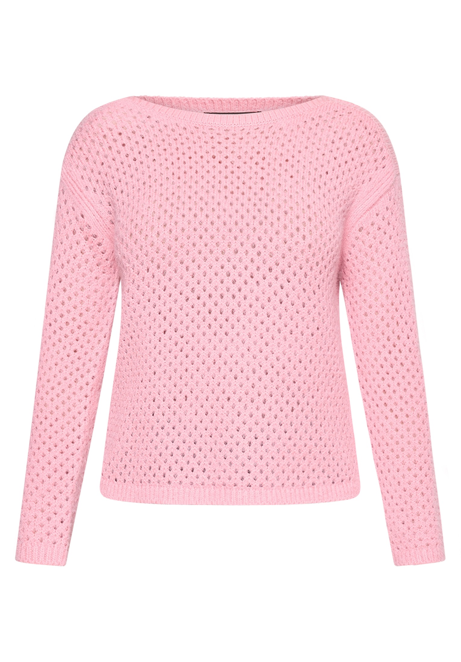 Betty Barclay Rundhalspullover »Lochstrick-Pullover langarm«