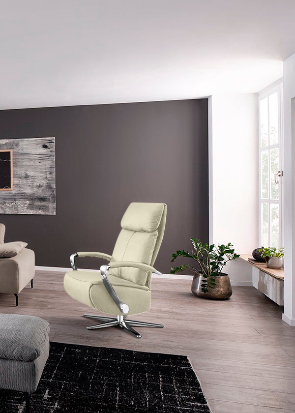 W.SCHILLIG Relaxsessel »rumbaa« wahlweise mit Doppelmotor, in Größen S, M & L, mit 5-Sternfuß