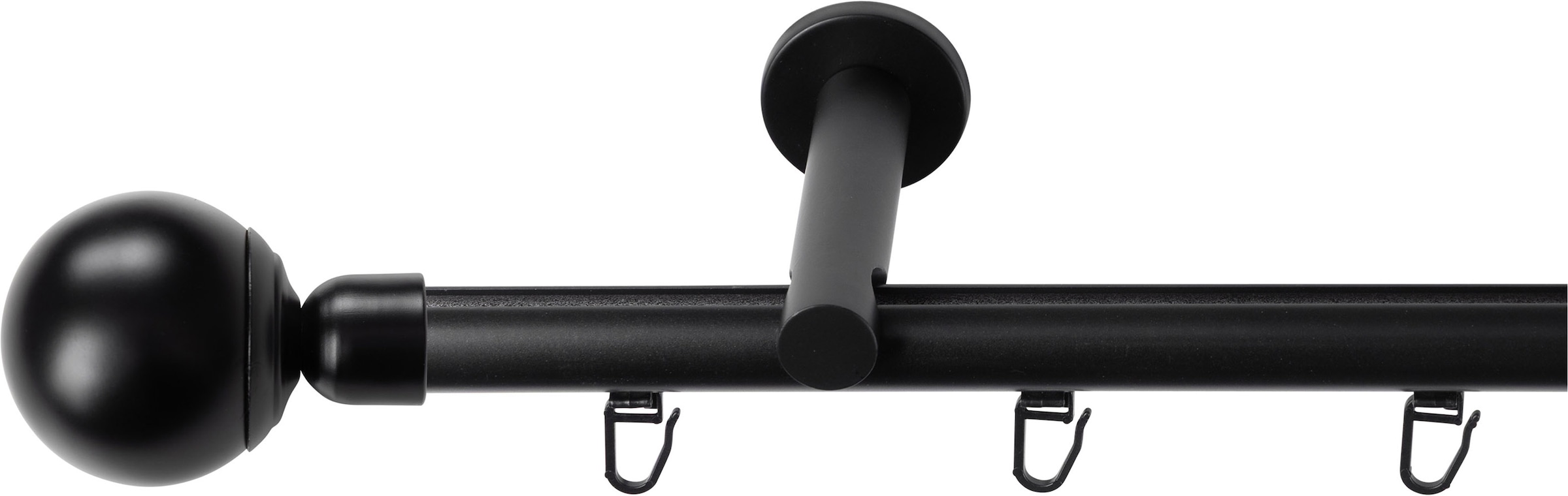 SN DECO GROUP Gardinenstange Ø 19 mm 1 läufig-läufig Fixmaß;kürzbar