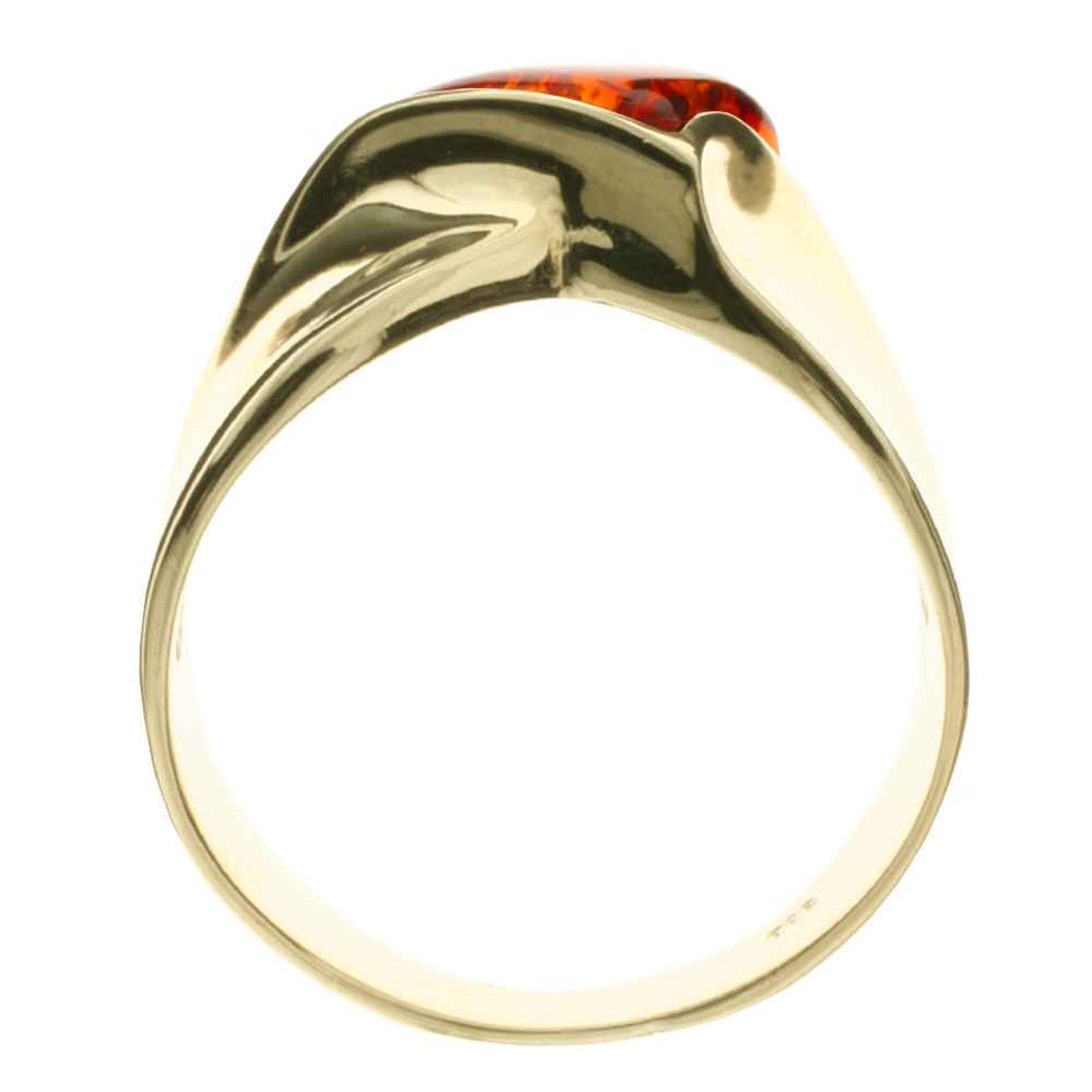 OSTSEE-SCHMUCK Fingerring »- Alisca - Gold 333/000 - Bernstein«