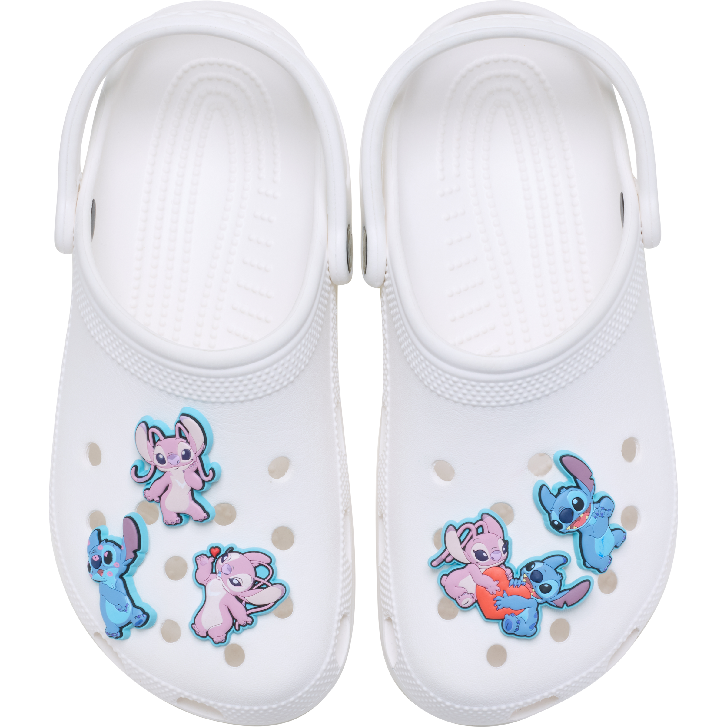 Crocs Schuhanstecker »Jibbitz™ Stitch an Angel« Set, Kein Spielzeug. Nicht für Kinder unter 3 Jahren geeignet, 5 , Charm, Anstecker, Accessoires für Crocs Schuhe