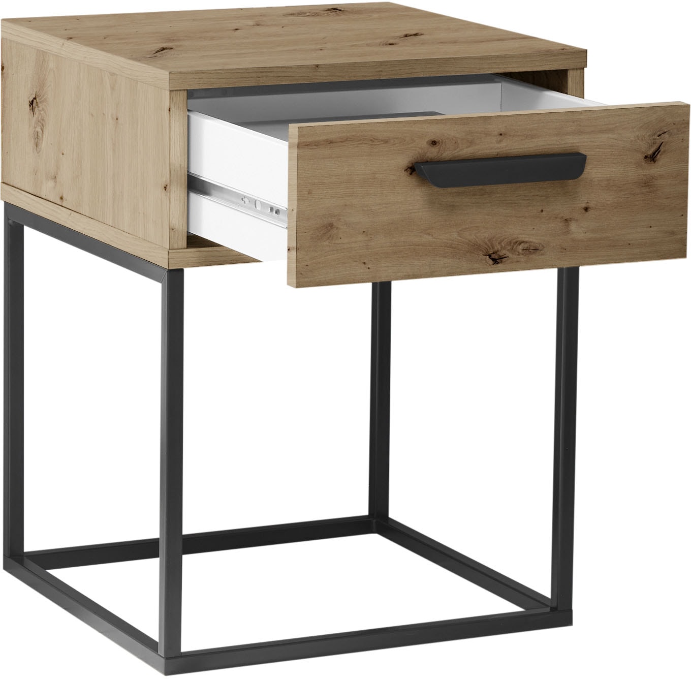 Schlafkontor Nachtkommode »Suna Kommode, Nachttisch, Nachtschrank«, auf Metallgestell