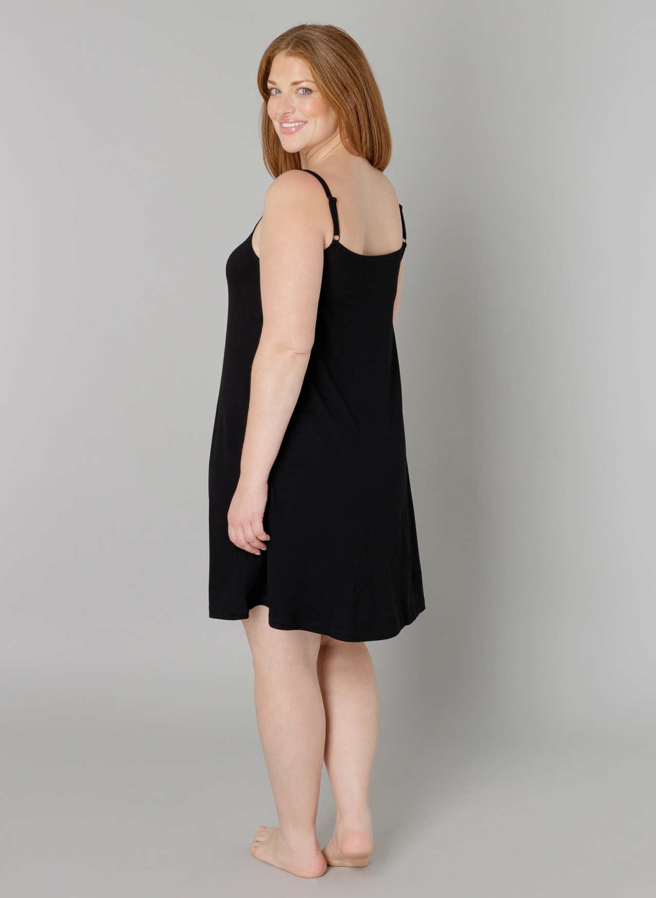 Base Level Curvy Trägerkleid »Alissa«, Verstellbare Träger