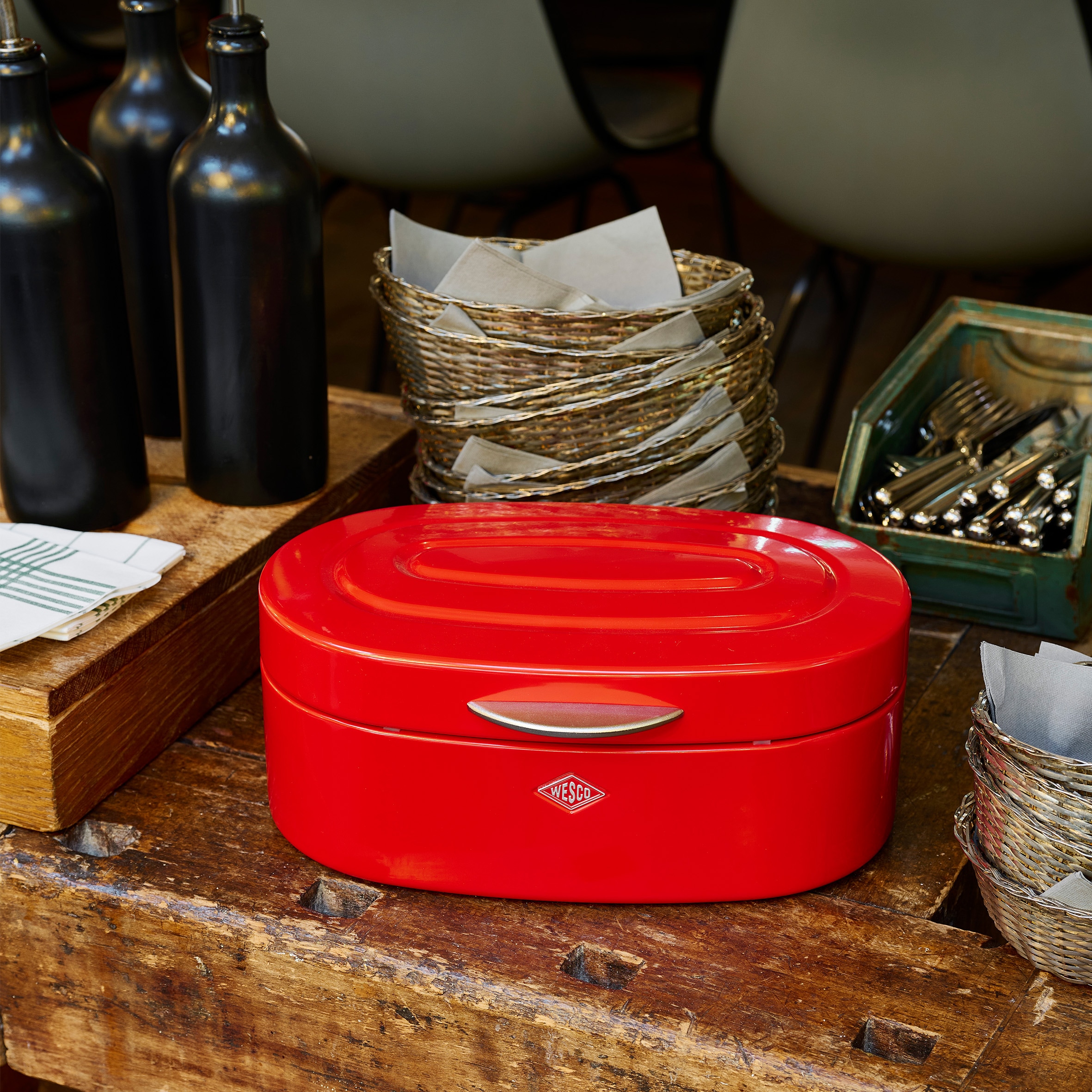 WESCO Brotkasten »Single Elly« 1 Stk. tlg. dicht schließender Deckel / Lüftungslöcher / Griff