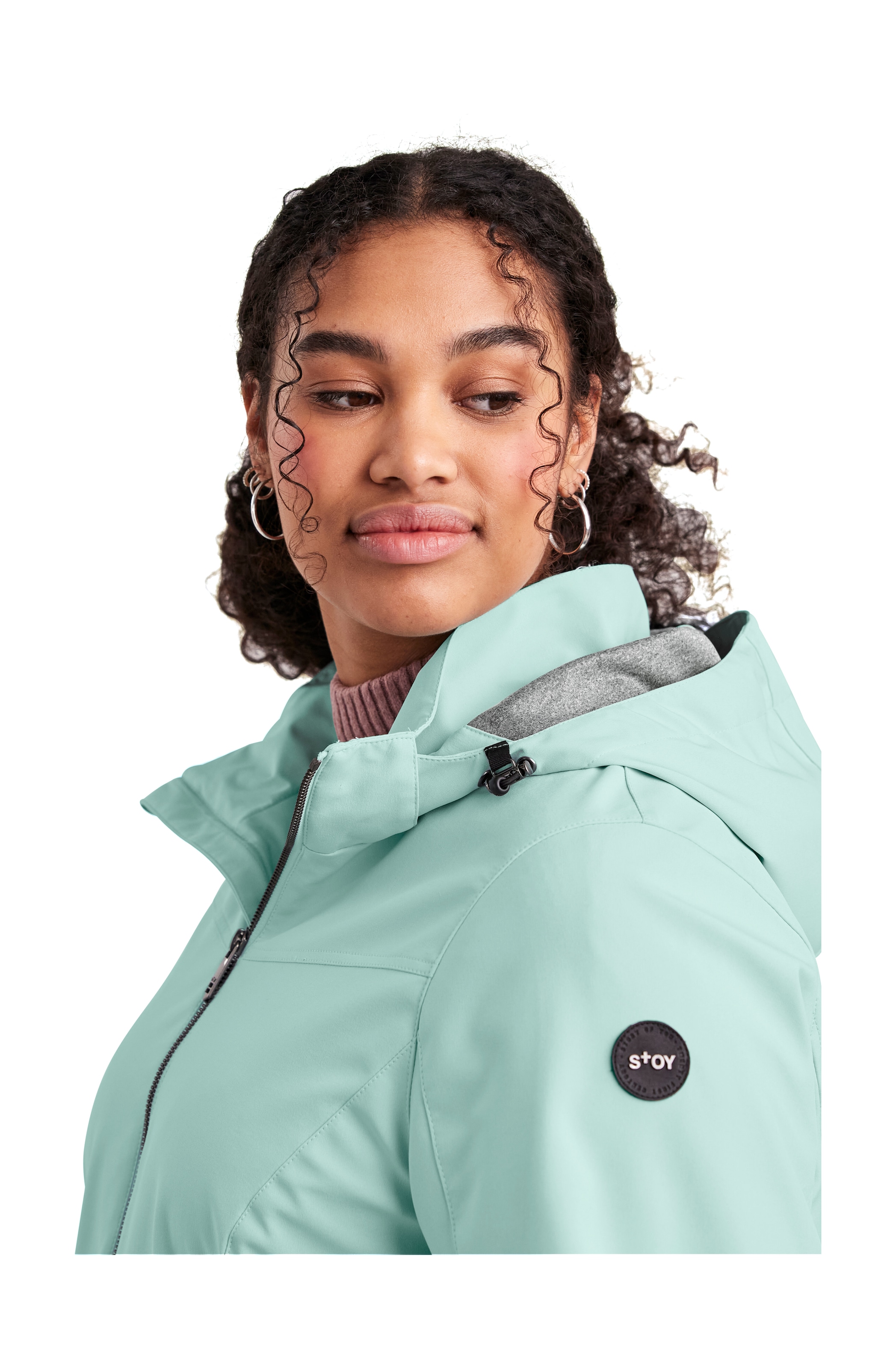 STOY Softshelljacke »STS 1 WMN SFTSHLL JCKT« Damen Softshelljacke: wasserabweisend, winddicht, atmungsaktiv