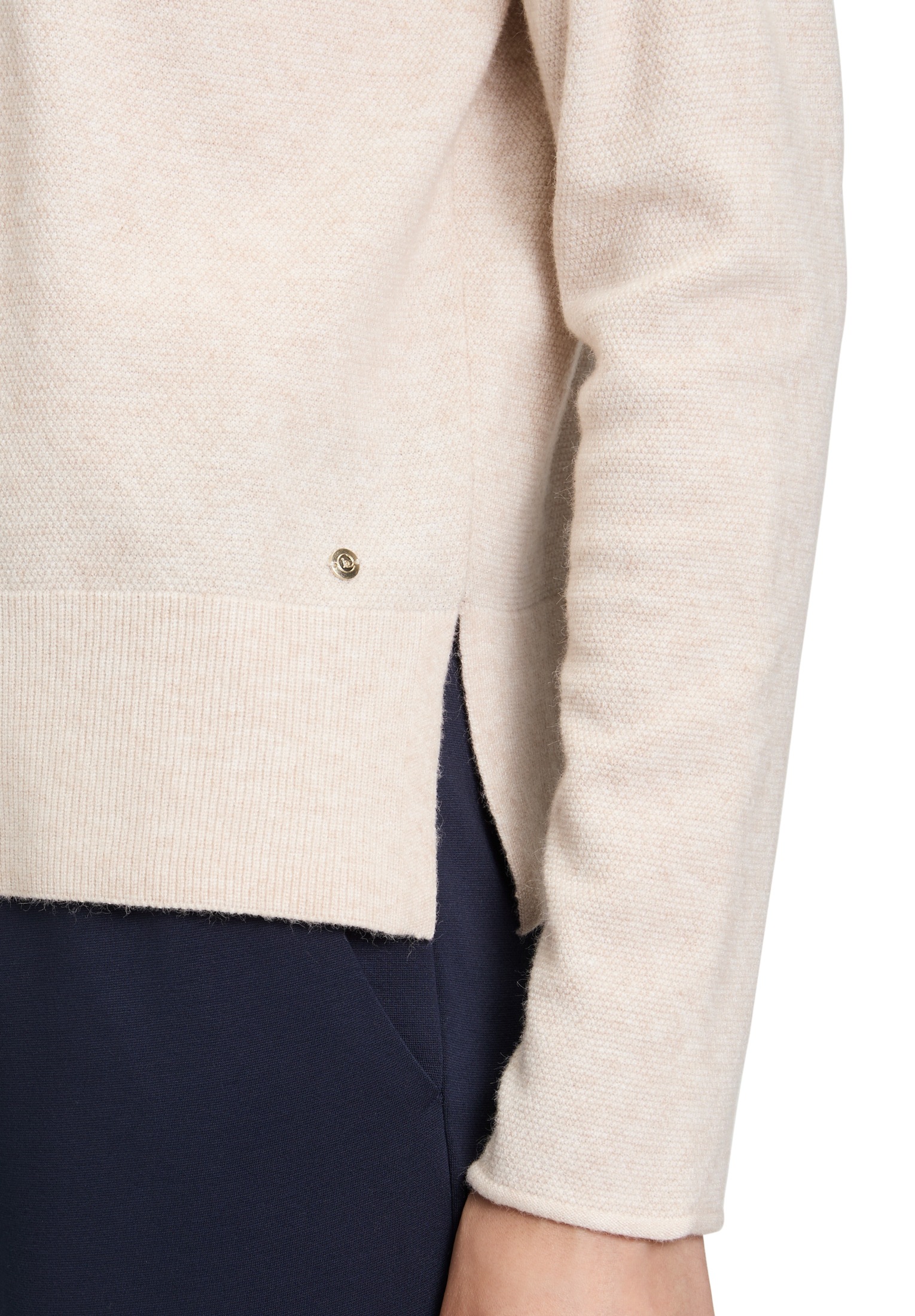 Betty&Co Strickpullover »Strickpullover mit V-Ausschnitt«