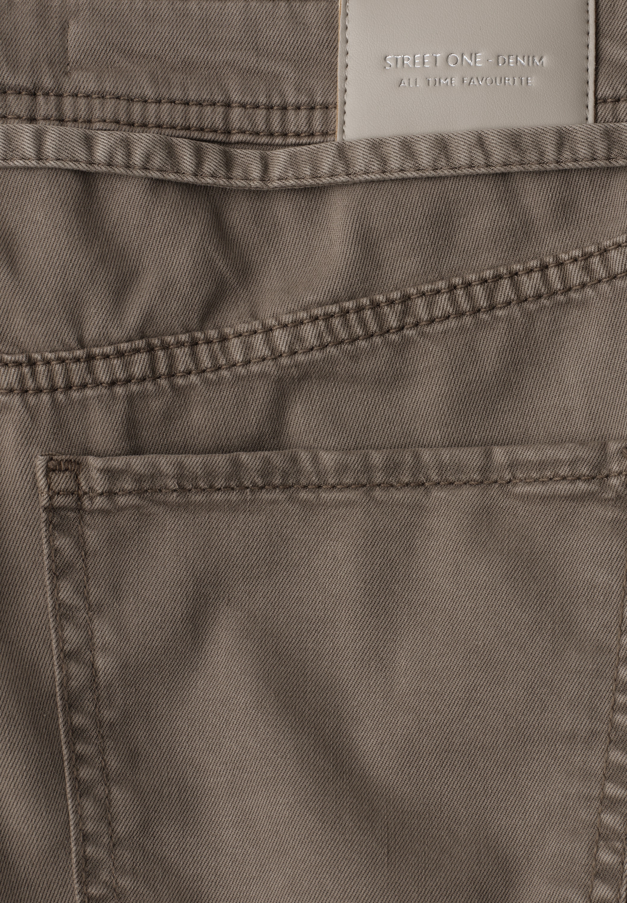STREET ONE Weite Jeans »Style Emee« Wide Leg Jeans mit Gürteldetail