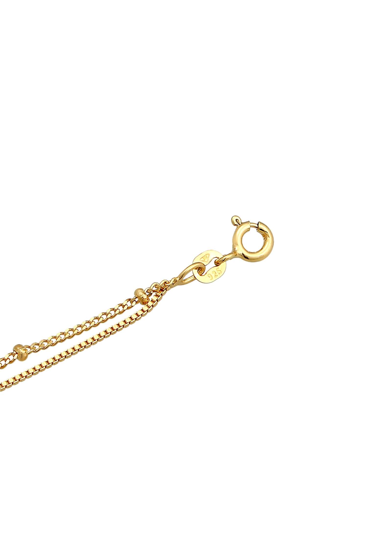 Elli Fußketten Set »Fußschmuck Kugel Gliederkette Layer Look 925 Silber«