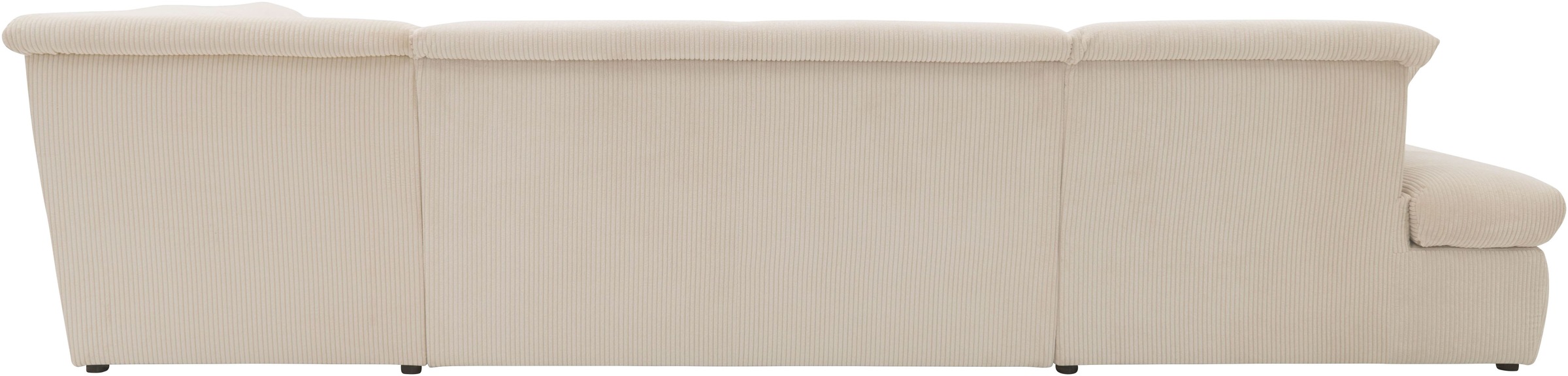 DOMO collection Wohnlandschaft »Moric U-Form auch in Cord«, im XXL-Format, wahlweise mit Bettfunktion und Armlehnenverstellung