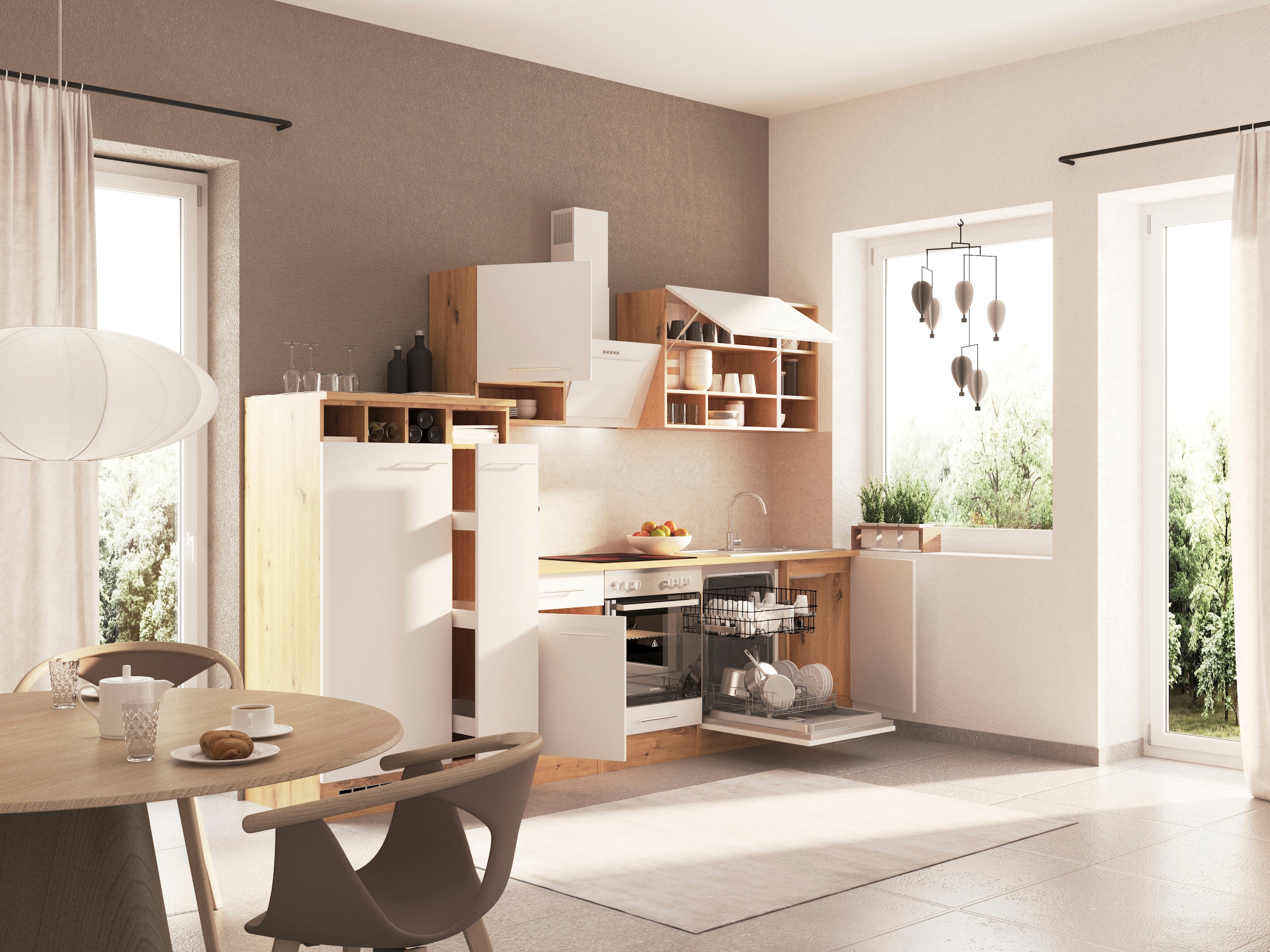 RESPEKTA Küche »Hilde« Breite 310 cm, wechselseitig aufbaubar, exkl. Konfiguration für OTTO