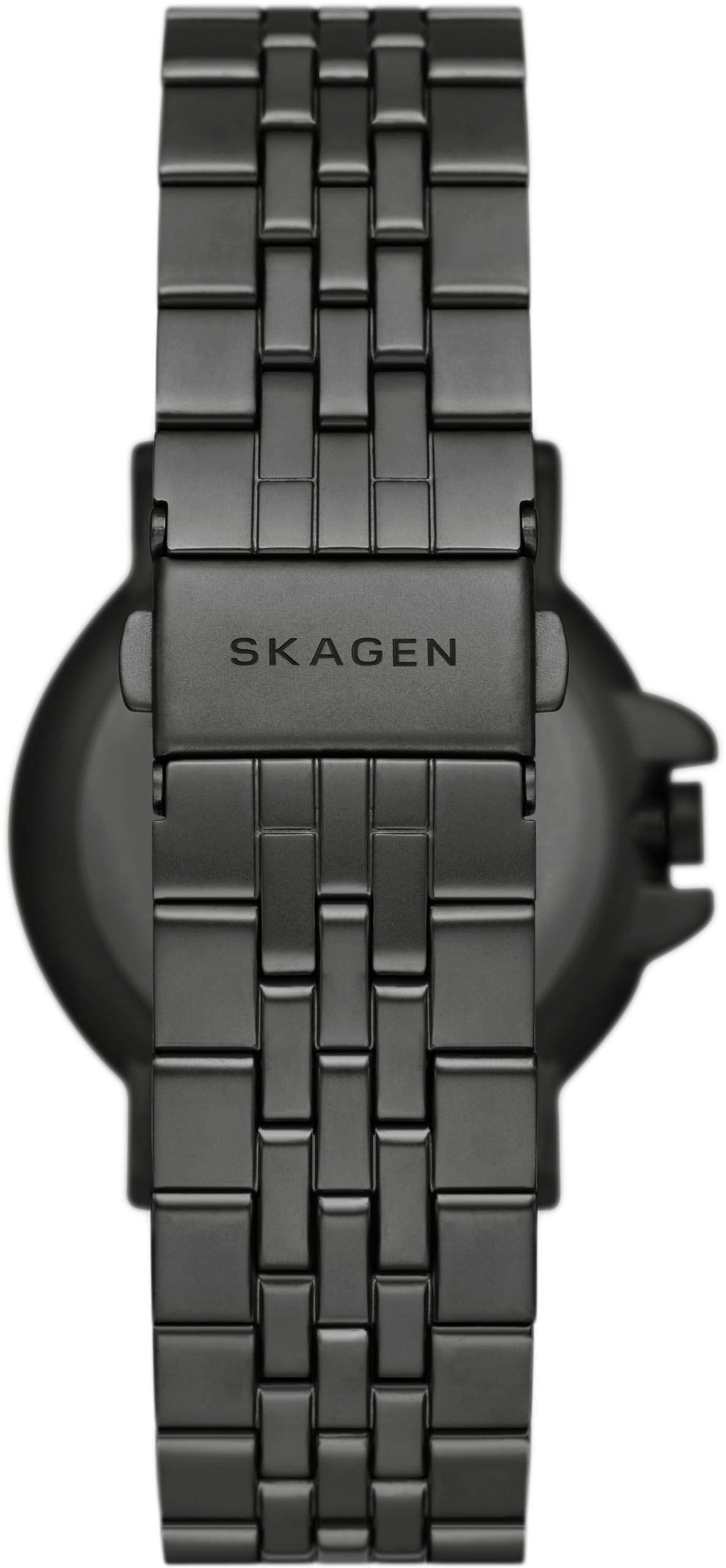 Skagen Quarzuhr »SIGNATUR SPORT«, Armbanduhr, Herrenuhr, Datum, analog, Edelstahlarmband