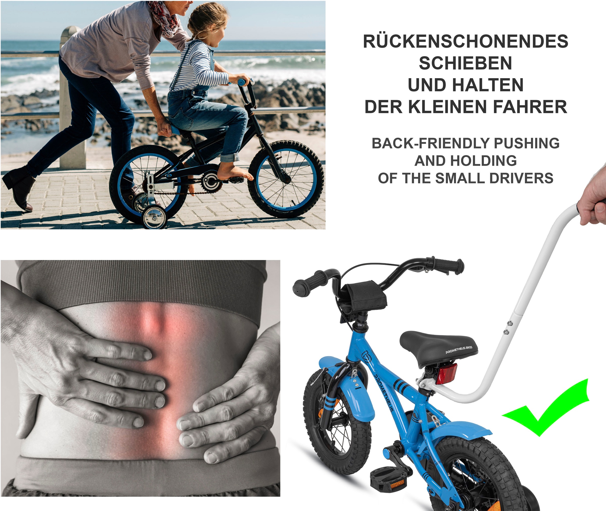 PROMETHEUS BICYCLES Fahrzeug-Schubstange