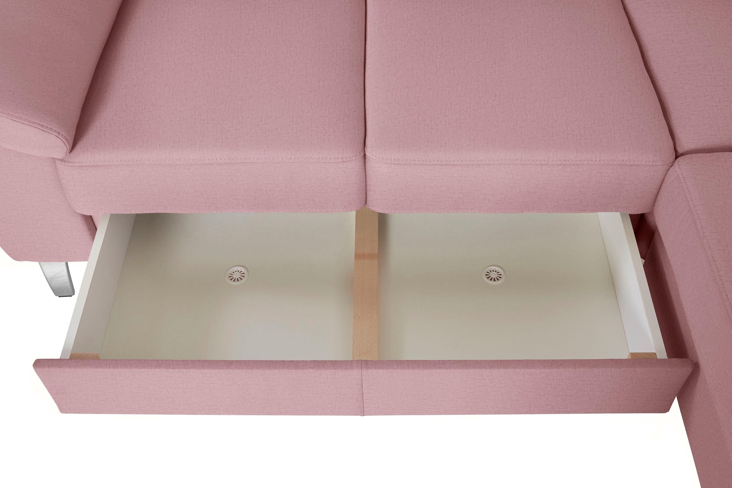 sit&more Ecksofa »Sorano L-Form«, wahlweise mit Bett- und Relaxfunktion, inkl. Bettkasten