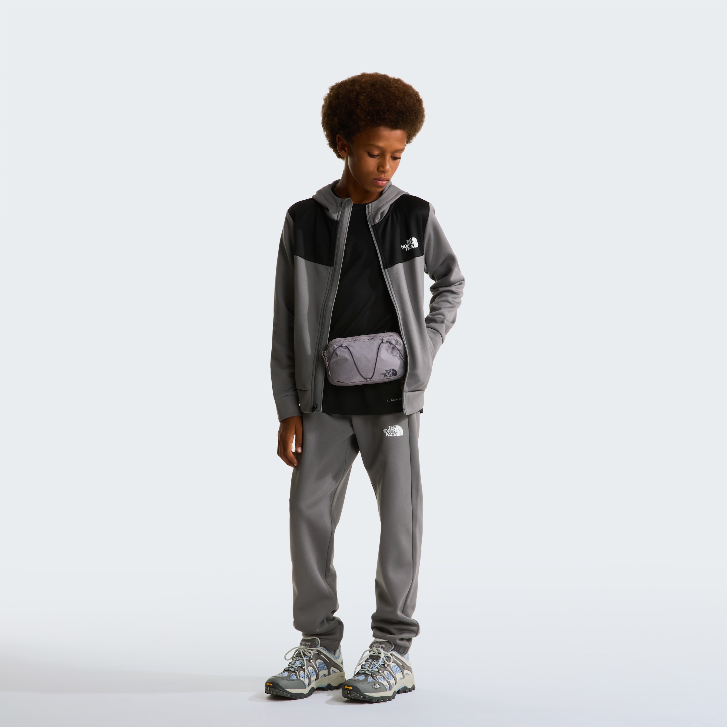 The North Face Fleecejacke »TEEN REAXION FZ HOODIE« für Jugendliche, sportlicher Stil, mit Reißverschluss