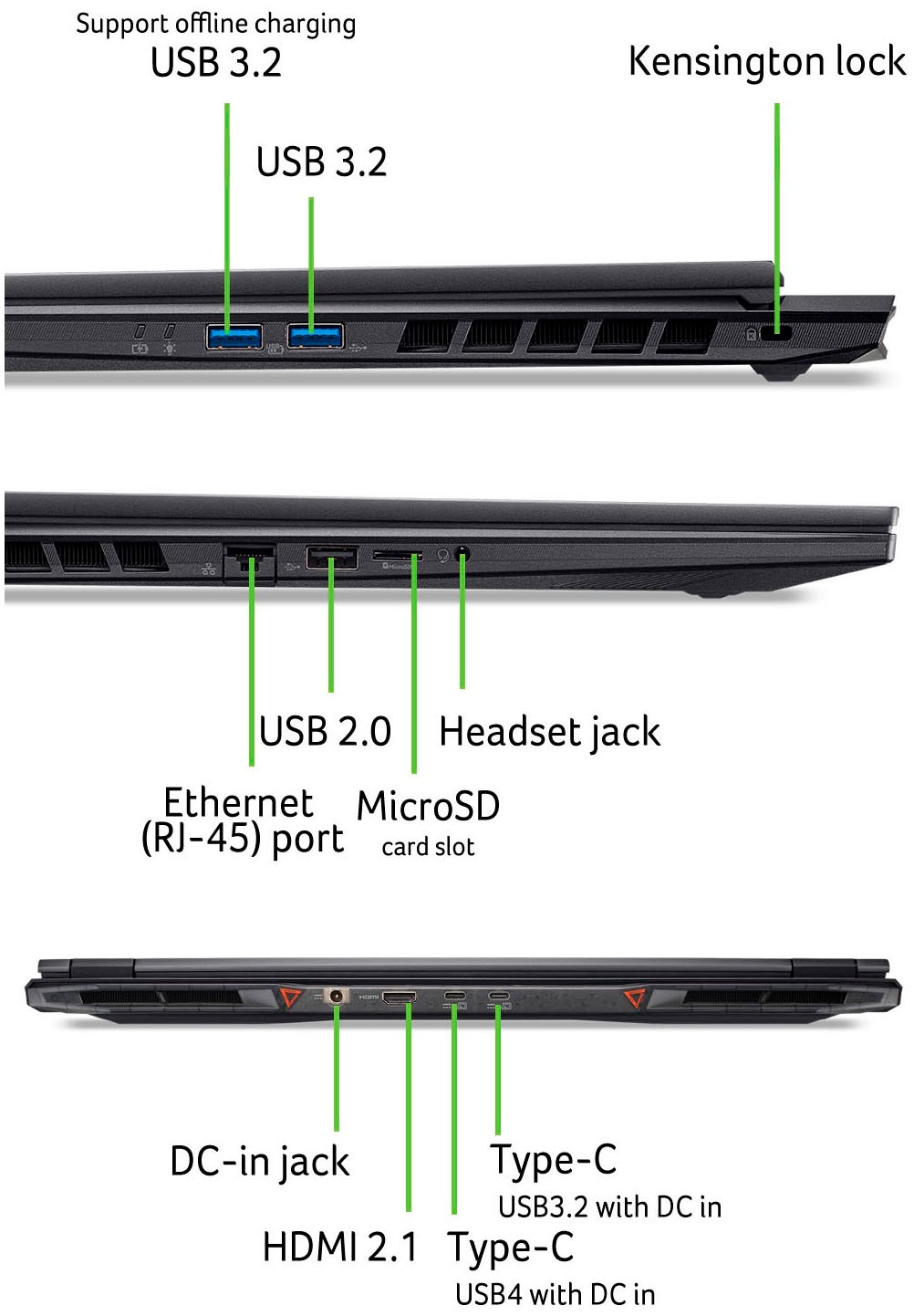 Acer Notebook »Nitro 18 AI« 45,72 cm / 18 ″ AMD Ryzen™ AI 7 GeForce RTX 5070