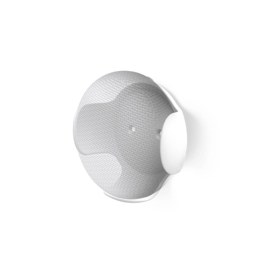 Hama Lautsprecher-Wandhalterung »Wandhalterung für Google Home, Nest mini, Weiß«