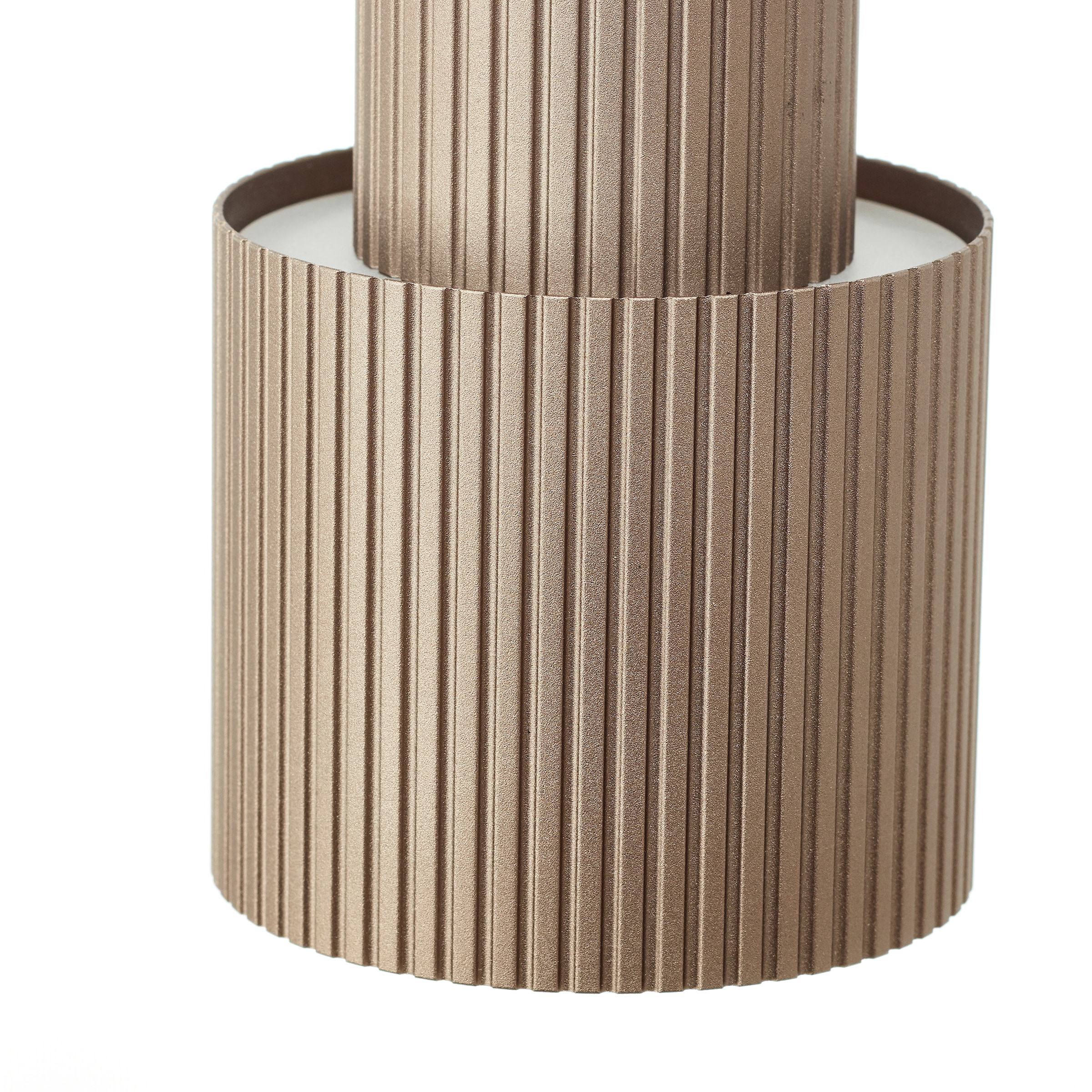 Brilliant Pendelleuchte »Cadiz«, 1 flammig, Leuchtmittel GU10 | ohne Leuchtmittel, 150 x 13 cm, GU10, kürzbar, Aluminium, matt schwarz/bronzefarben