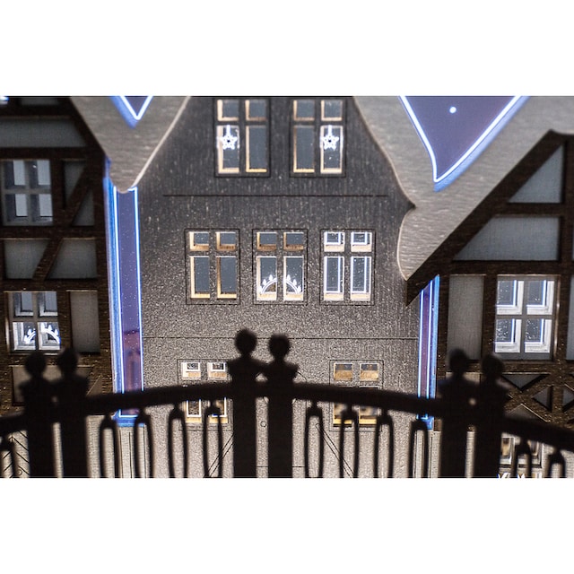 Weigla Lichterbogen »Winter in der Altstadt, Weihnachtsdeko« günstig online  kaufen