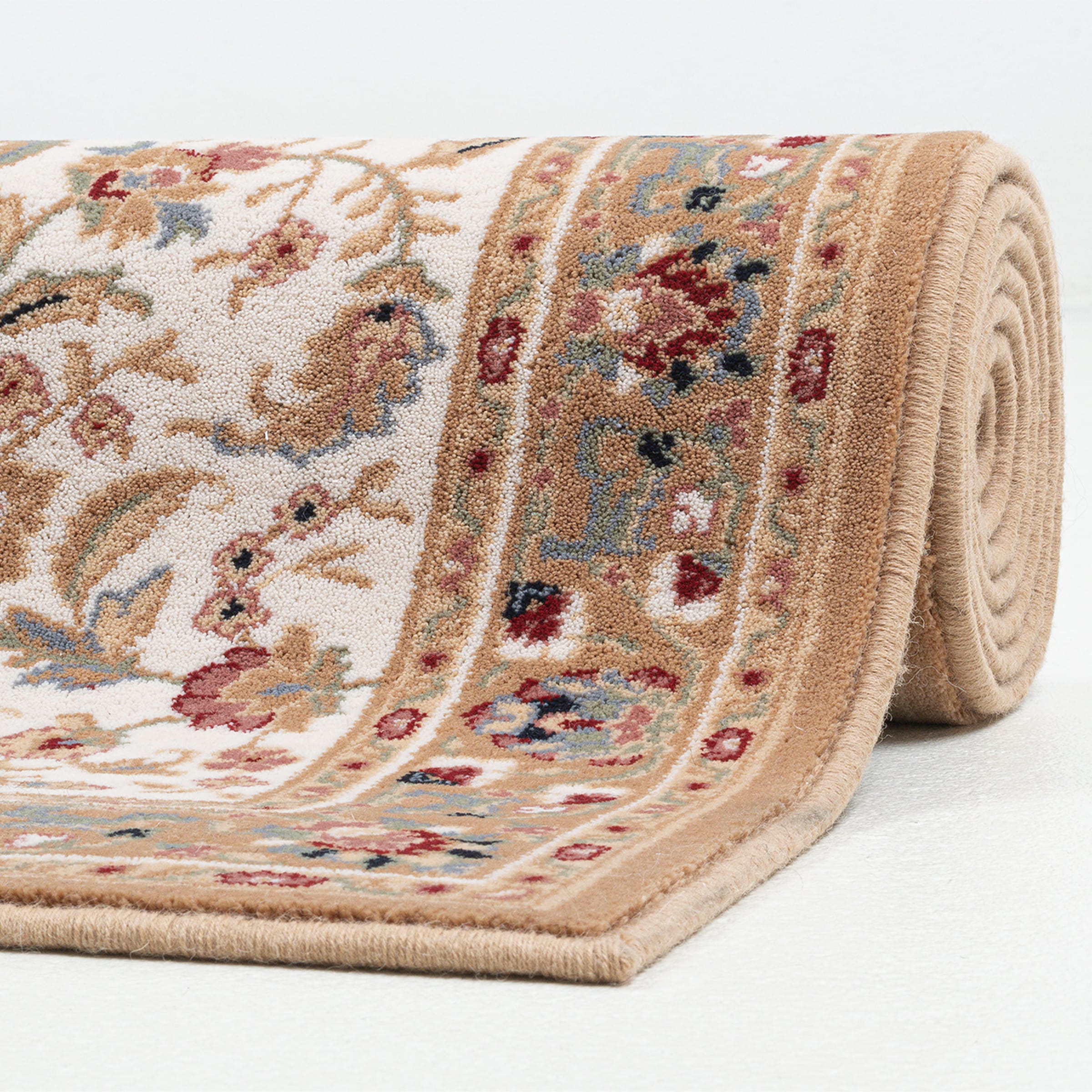THEKO Wollteppich »Dolna - 808« rechteckig 10 mm Höhe Kurzflor, reine Wolle, Orient-Optik, auch in rund, Wohnzimmer