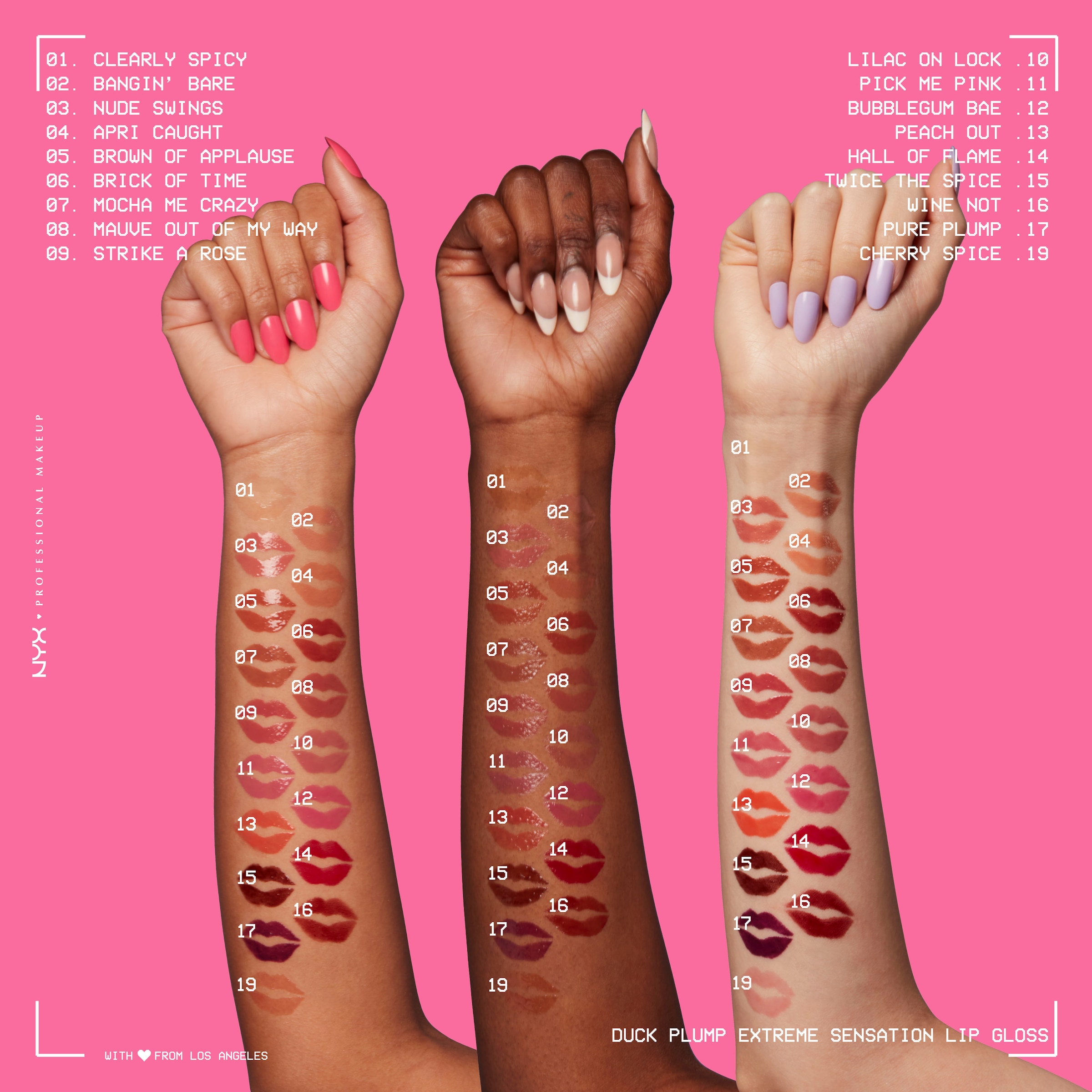 NYX Lipgloss »NYX Professional Makeup Duck Plump Bubblegum Bae«, mit Collagen
